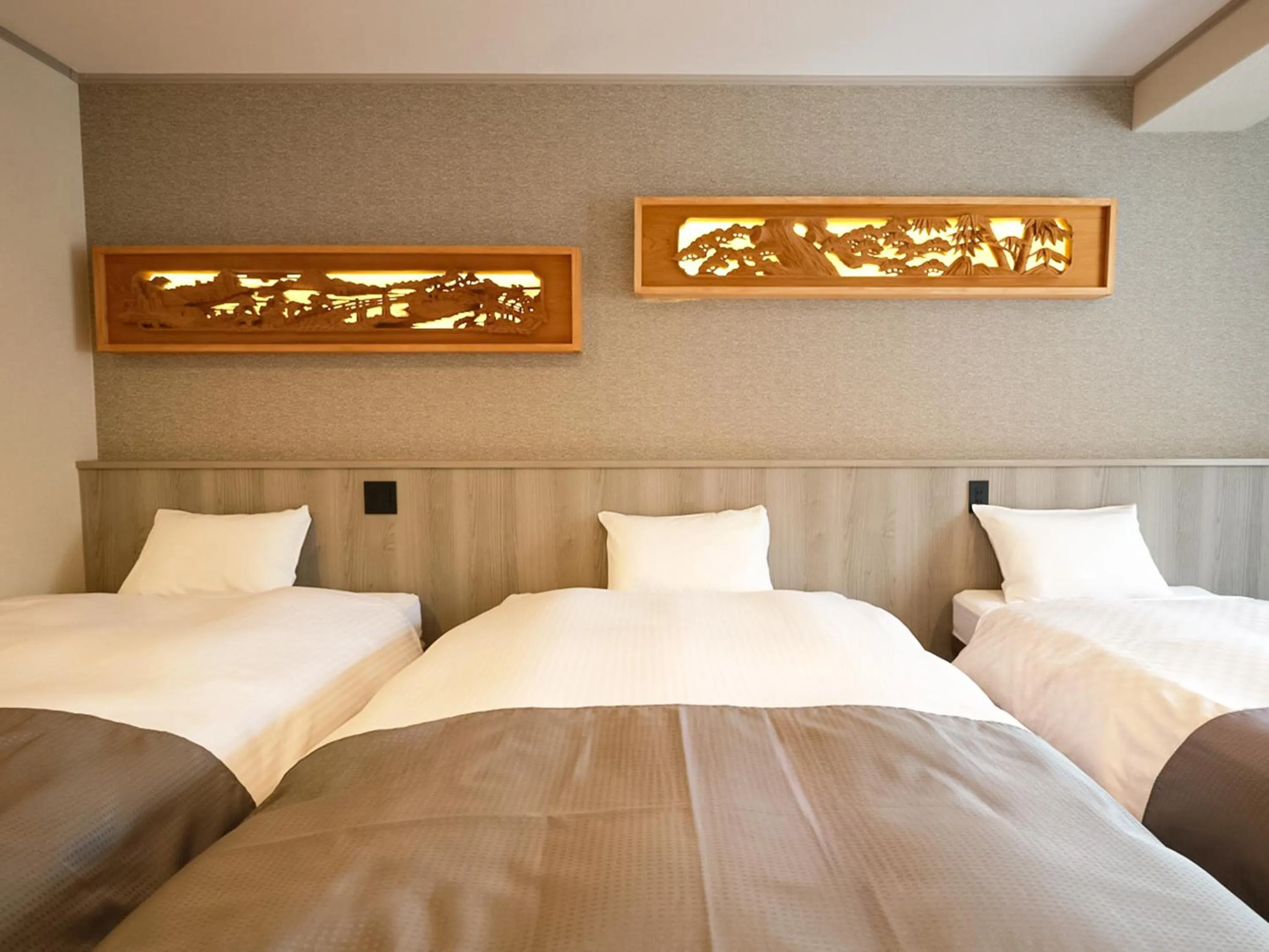 Bed in Hotel Abest Happo Aldea