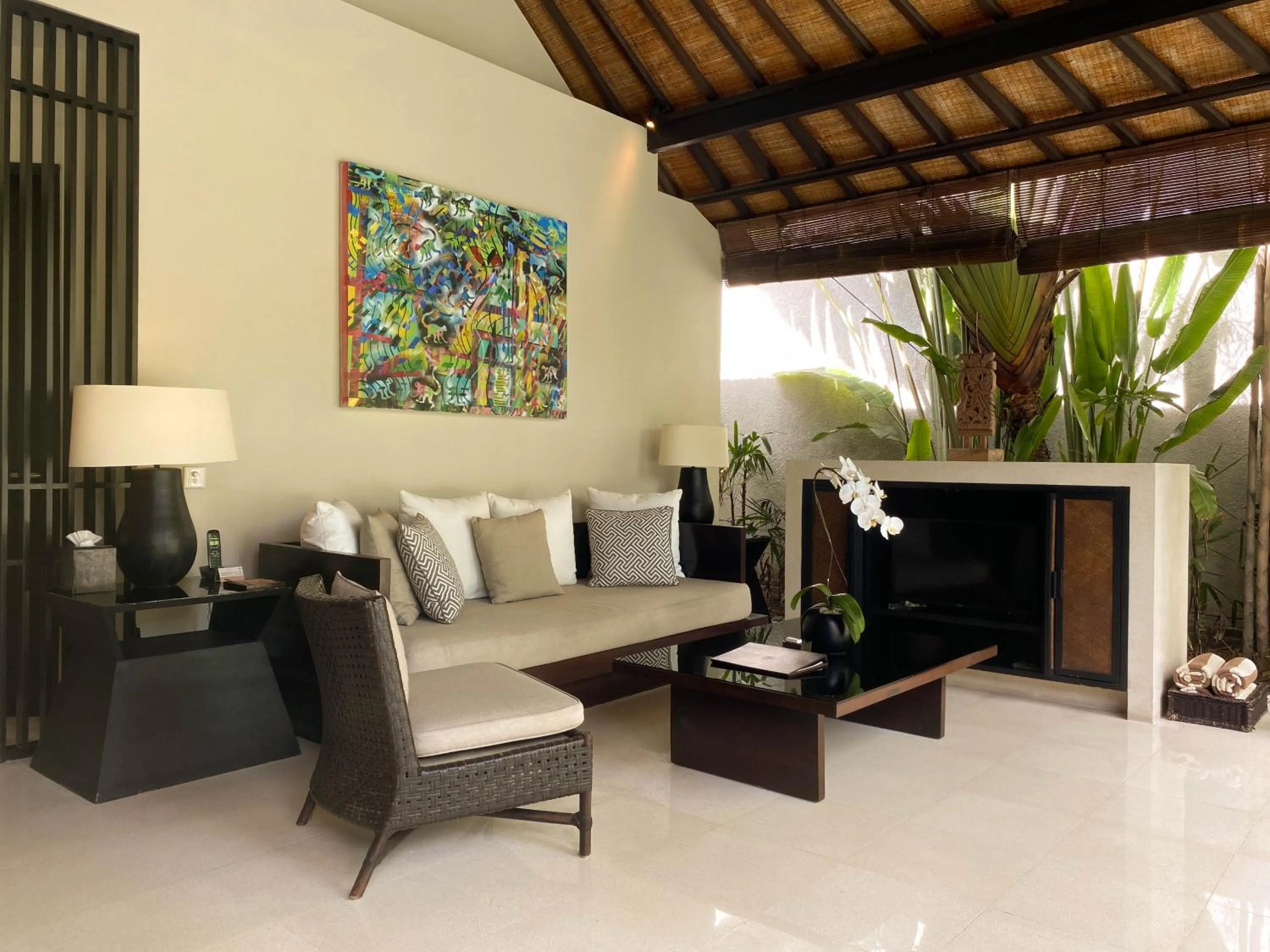 Living room in Villa Air Bali Boutique Resort and Spa