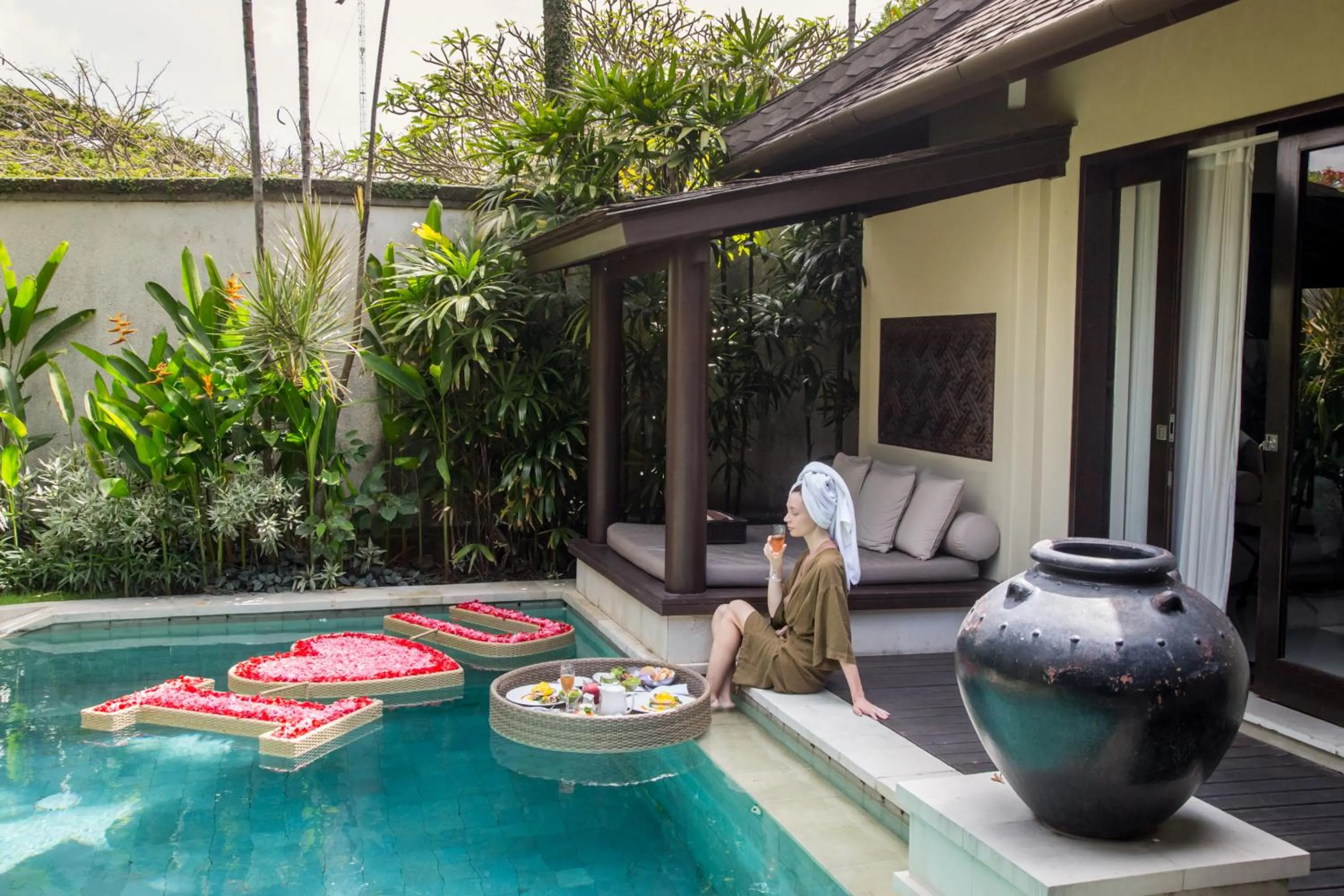 Swimming pool in Villa Air Bali Boutique Resort and Spa