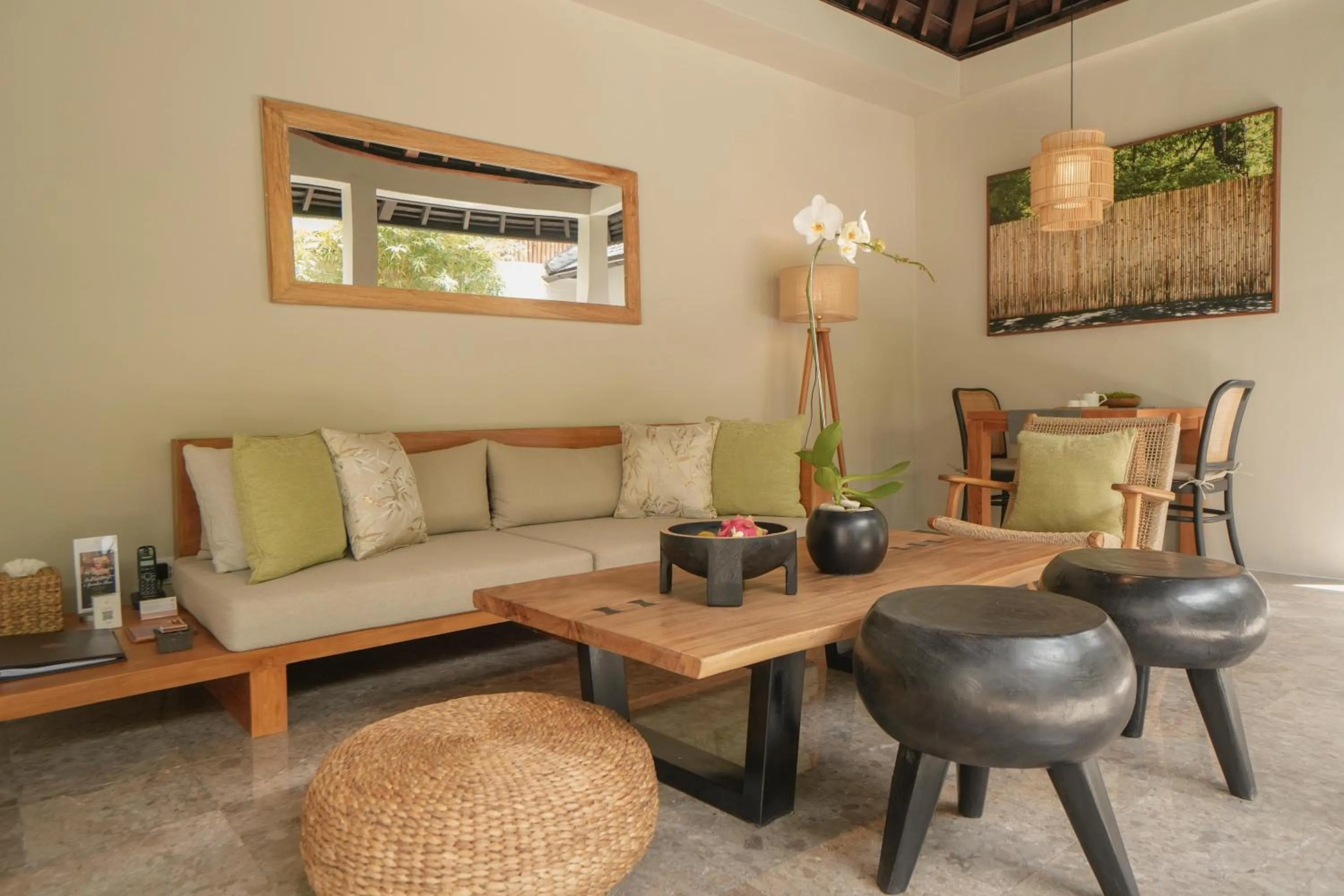 Living room in Villa Air Bali Boutique Resort and Spa
