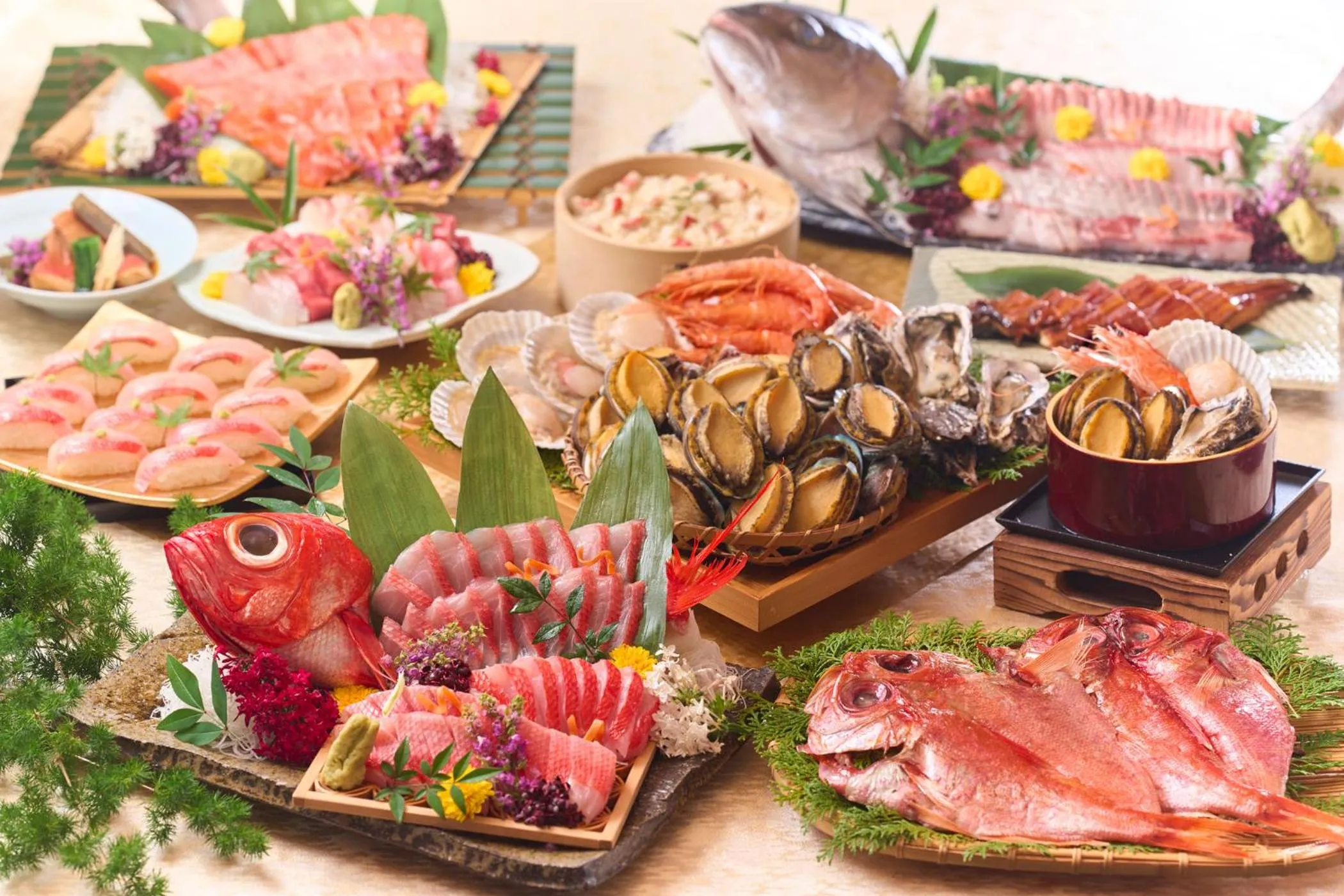 Restaurant/places to eat in Ooedo Onsen Monogatari Premium Ito Hotel New Okabe