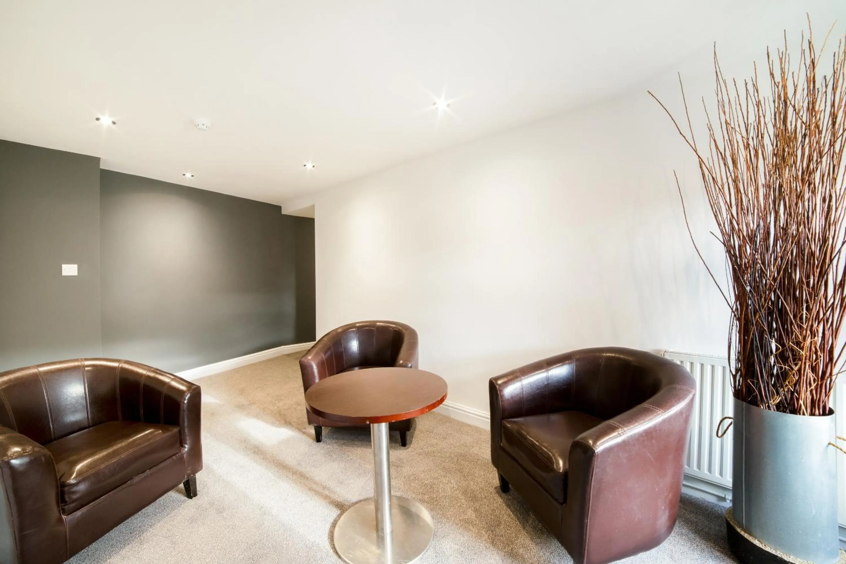 Seating area in The Connaught Hotel Wolverhampton