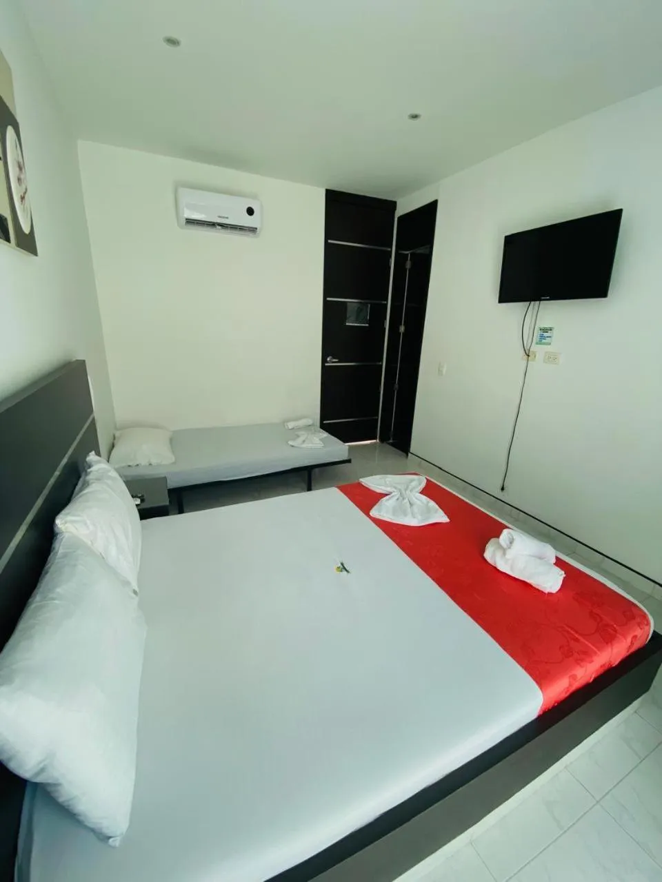 Bed in Hotel Suite Royal