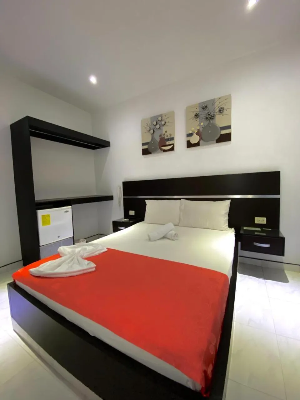 Bed in Hotel Suite Royal