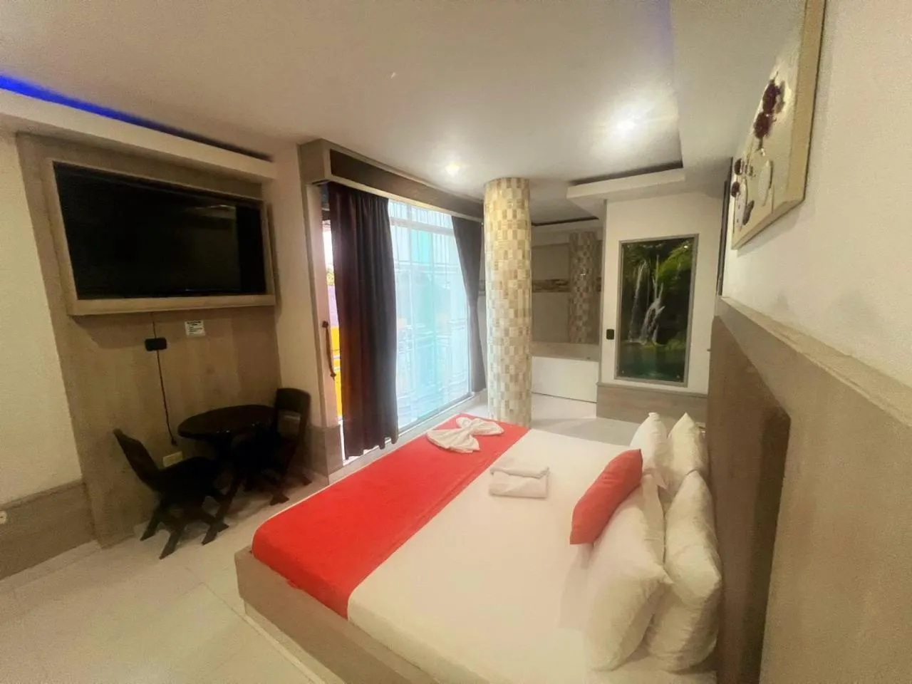 Bed in Hotel Suite Royal