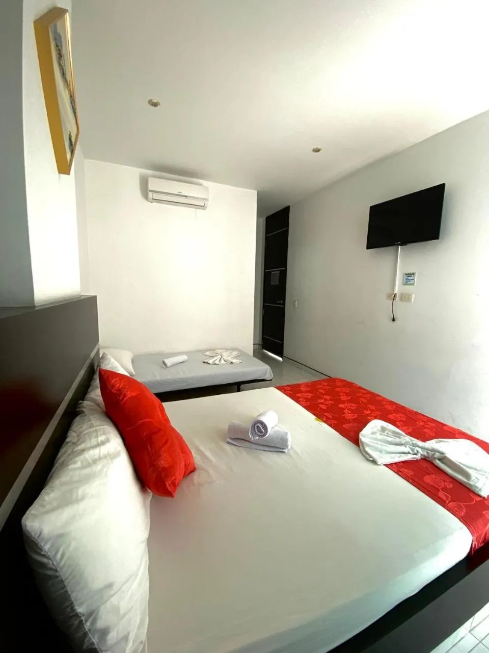 Bed in Hotel Suite Royal