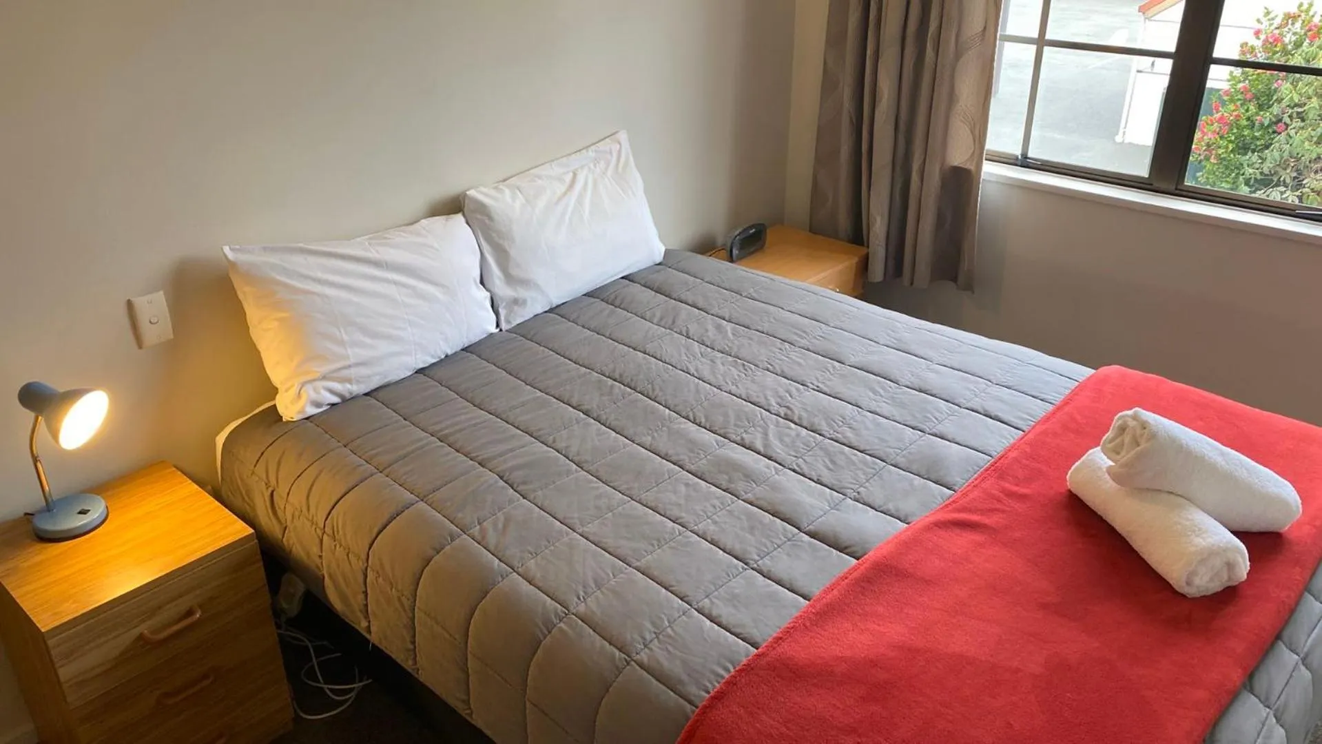 Bed in Southern Comfort Motel