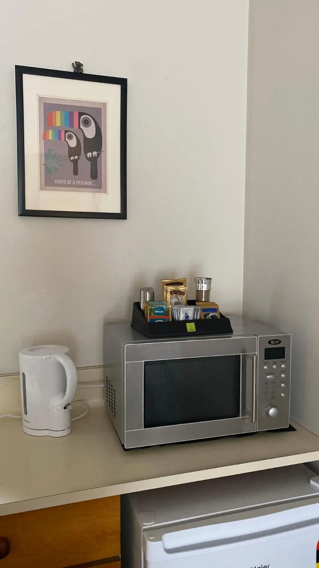 Kitchen or kitchenette in Southern Comfort Motel