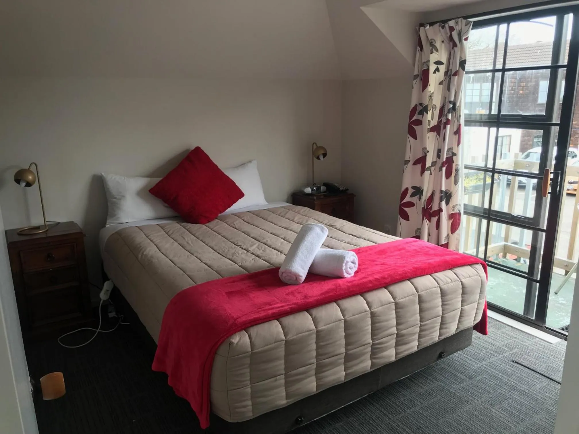 Bed in Southern Comfort Motel