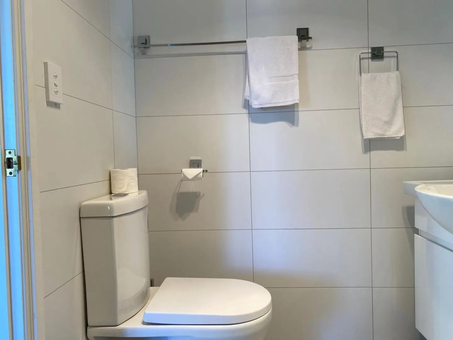 Toilet in Southern Comfort Motel