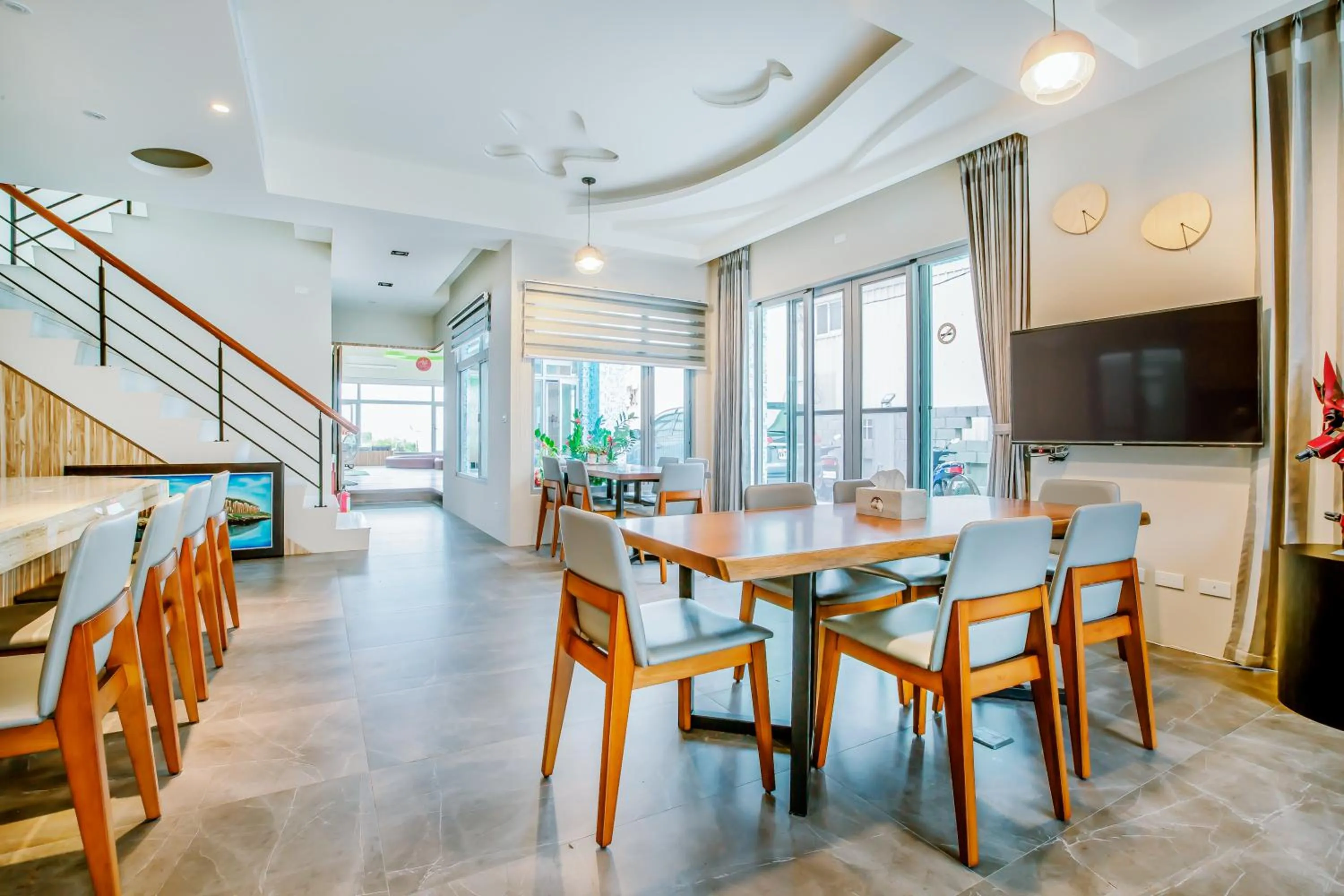 Decorative detail in Party of the Ocean B&B