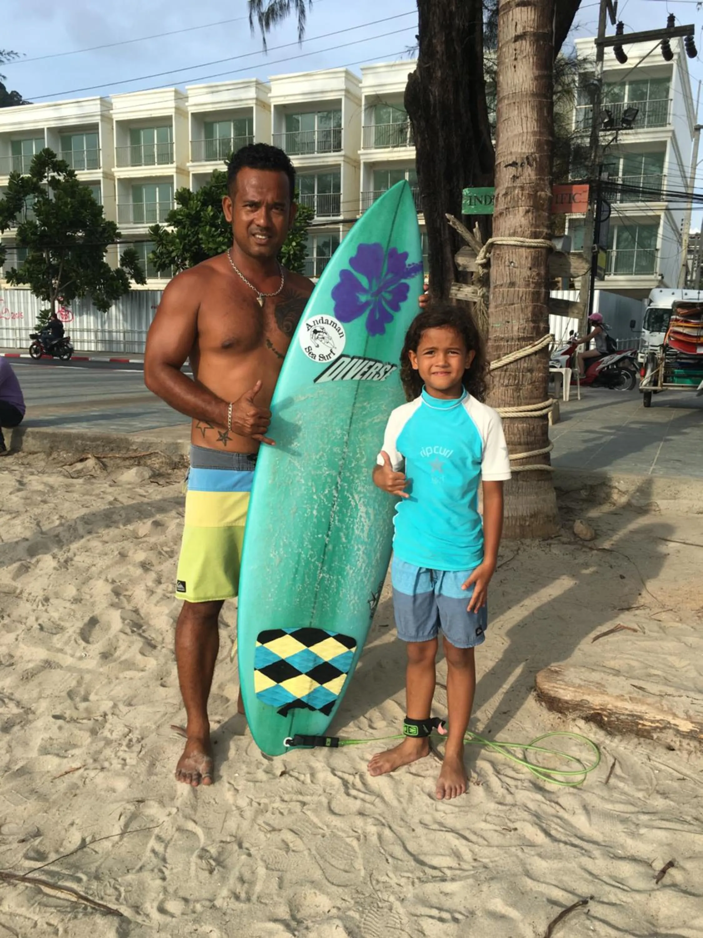 Beach in Baan Andaman Sea Surf