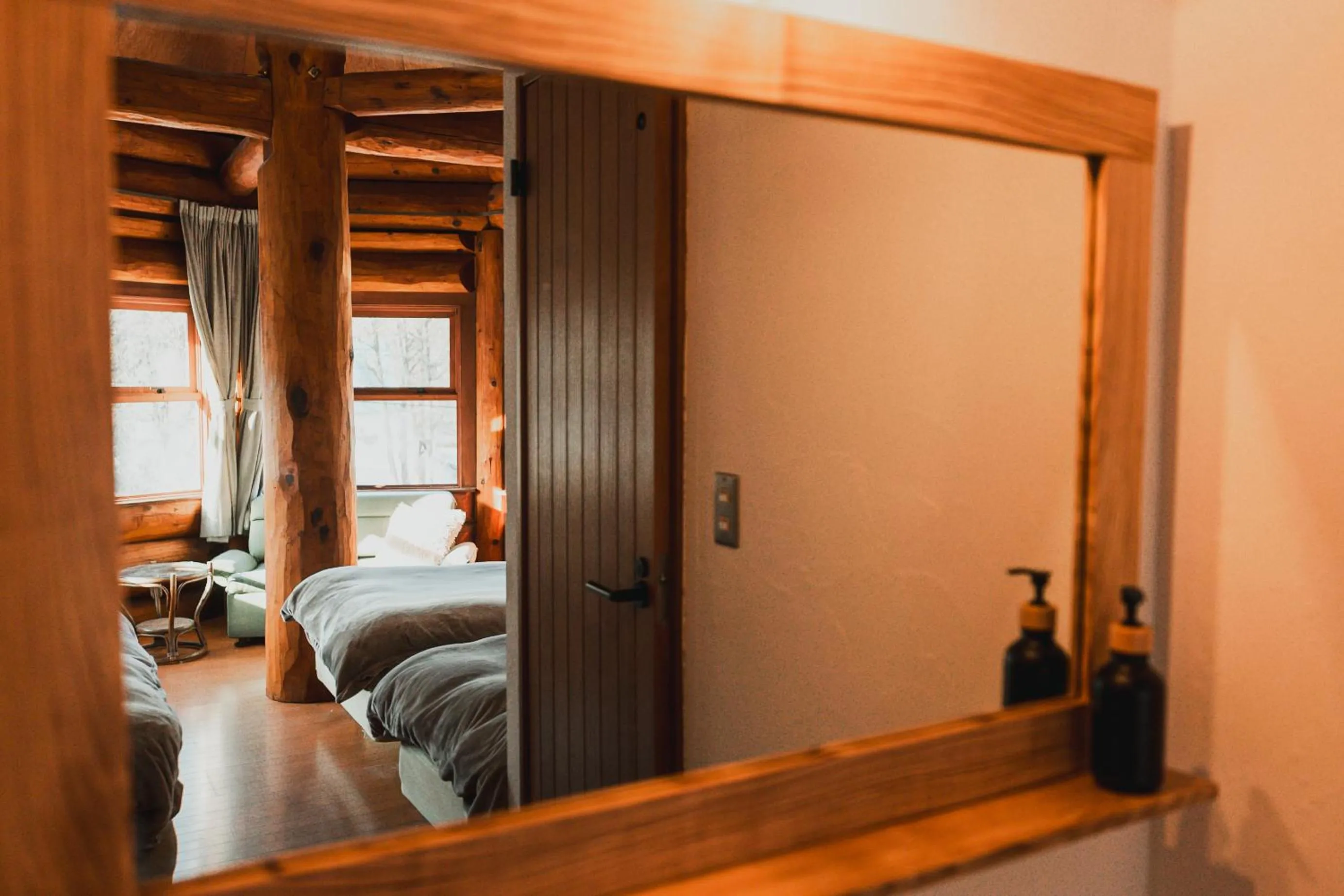 Photo of the whole room, Bed in Hakuba Brownie Cottages