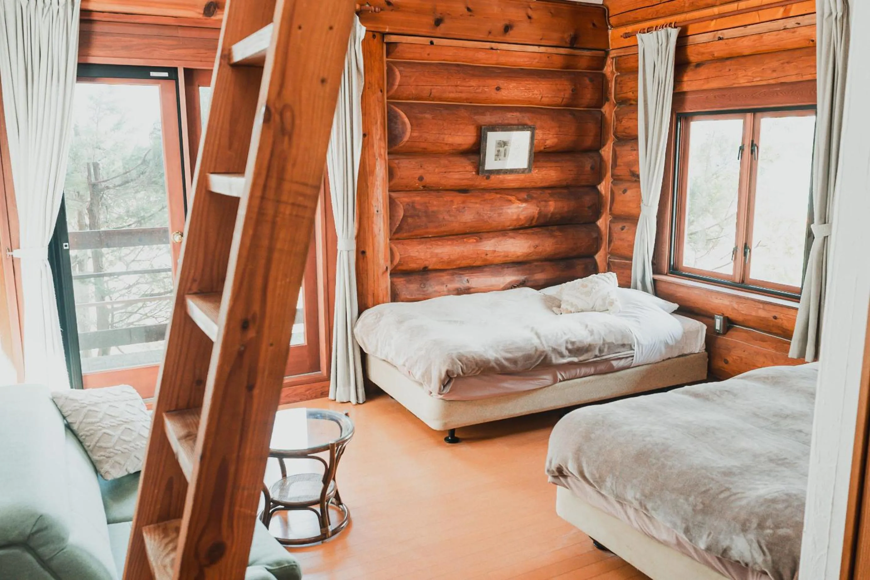 Photo of the whole room, Bed in Hakuba Brownie Cottages