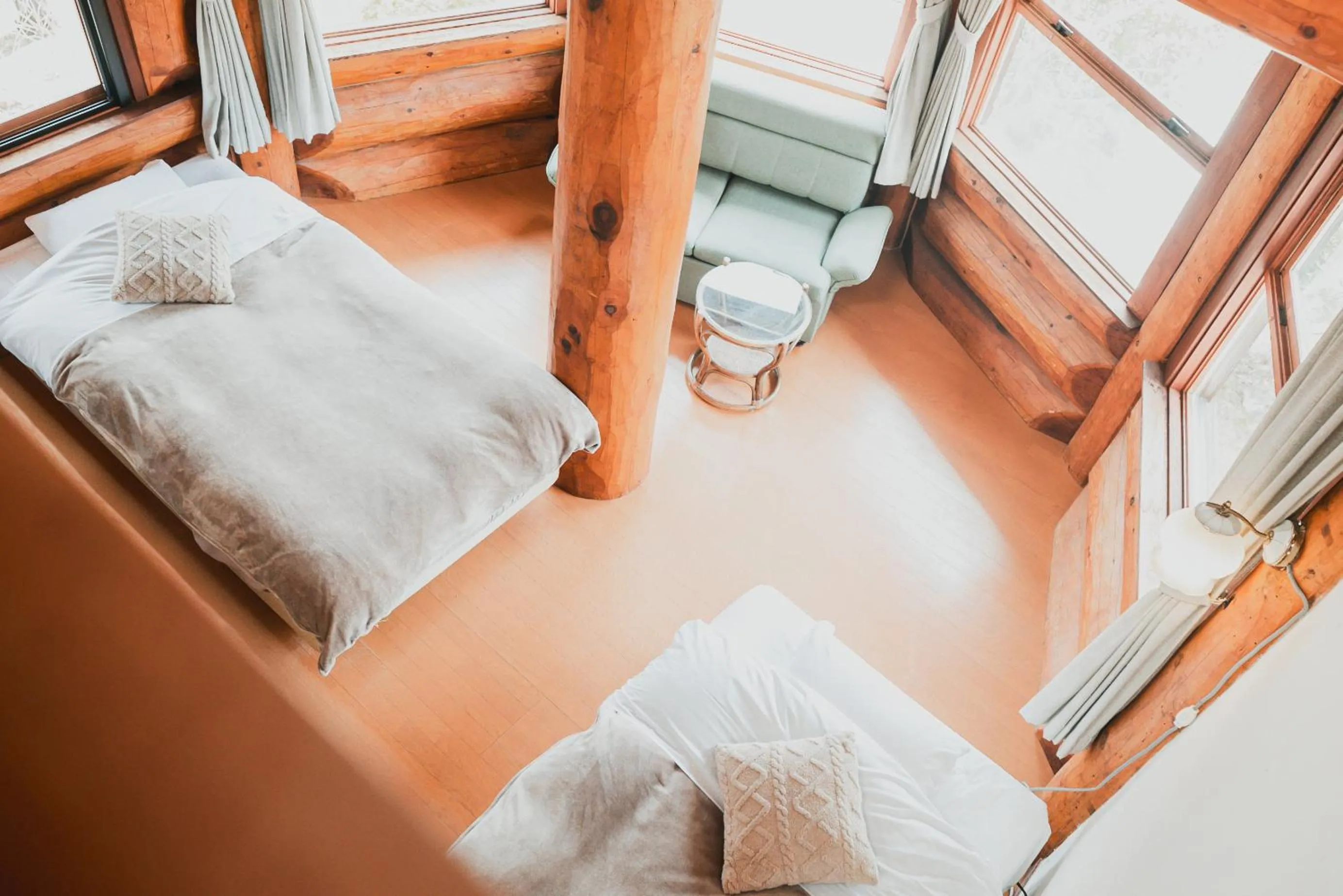 Photo of the whole room, Bed in Hakuba Brownie Cottages