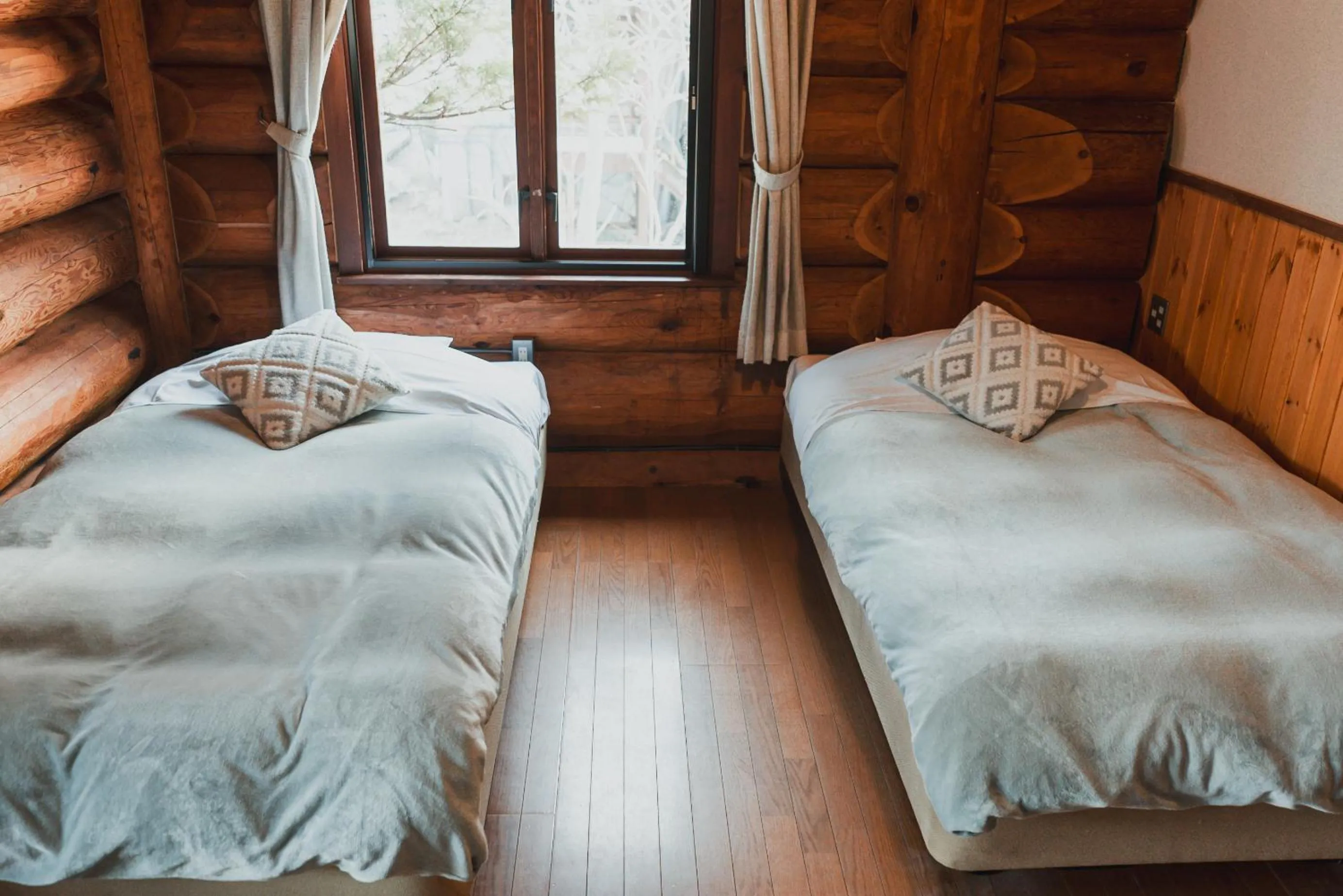 Photo of the whole room, Bed in Hakuba Brownie Cottages