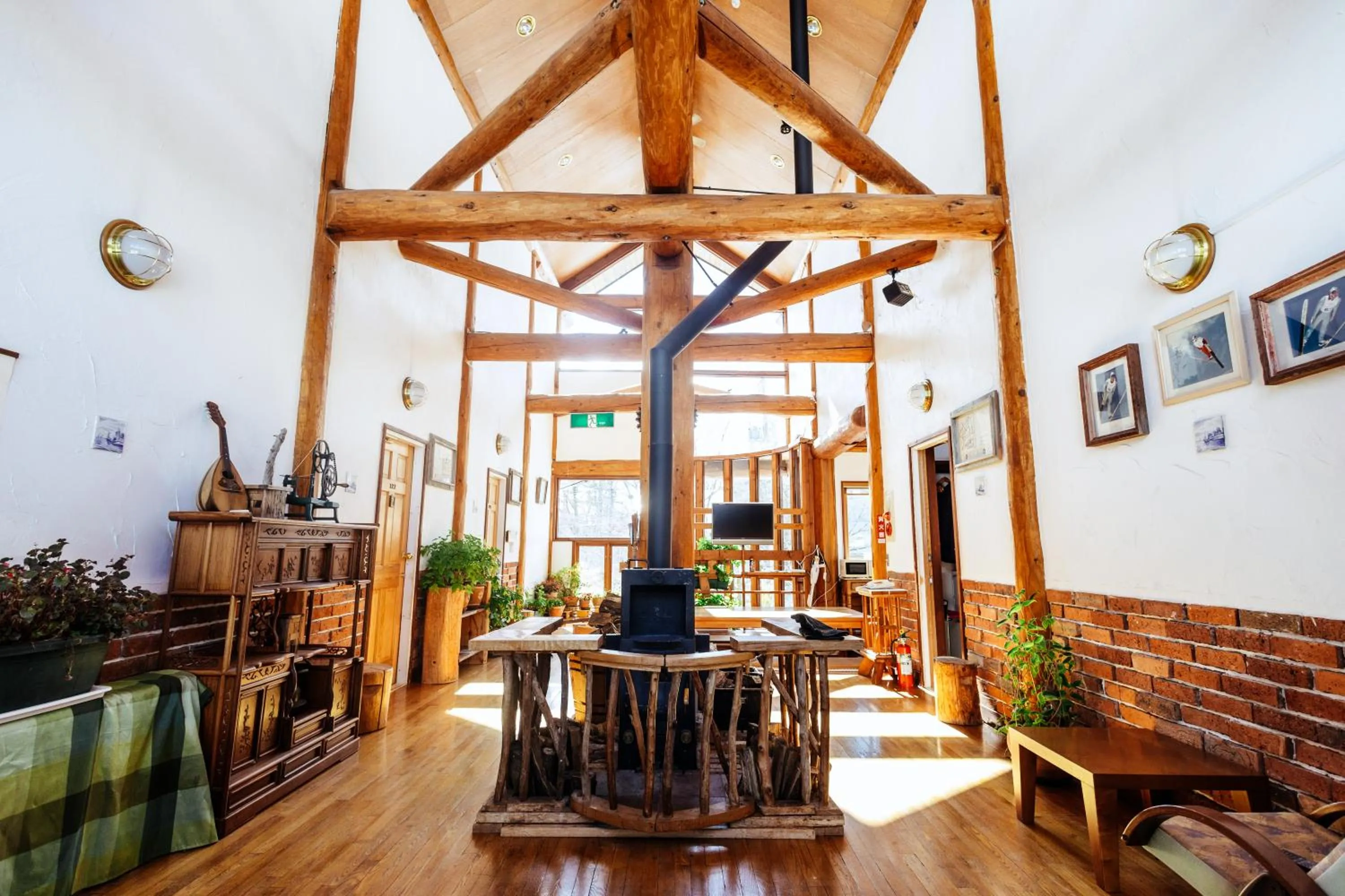 Living room in Hakuba Brownie Cottages