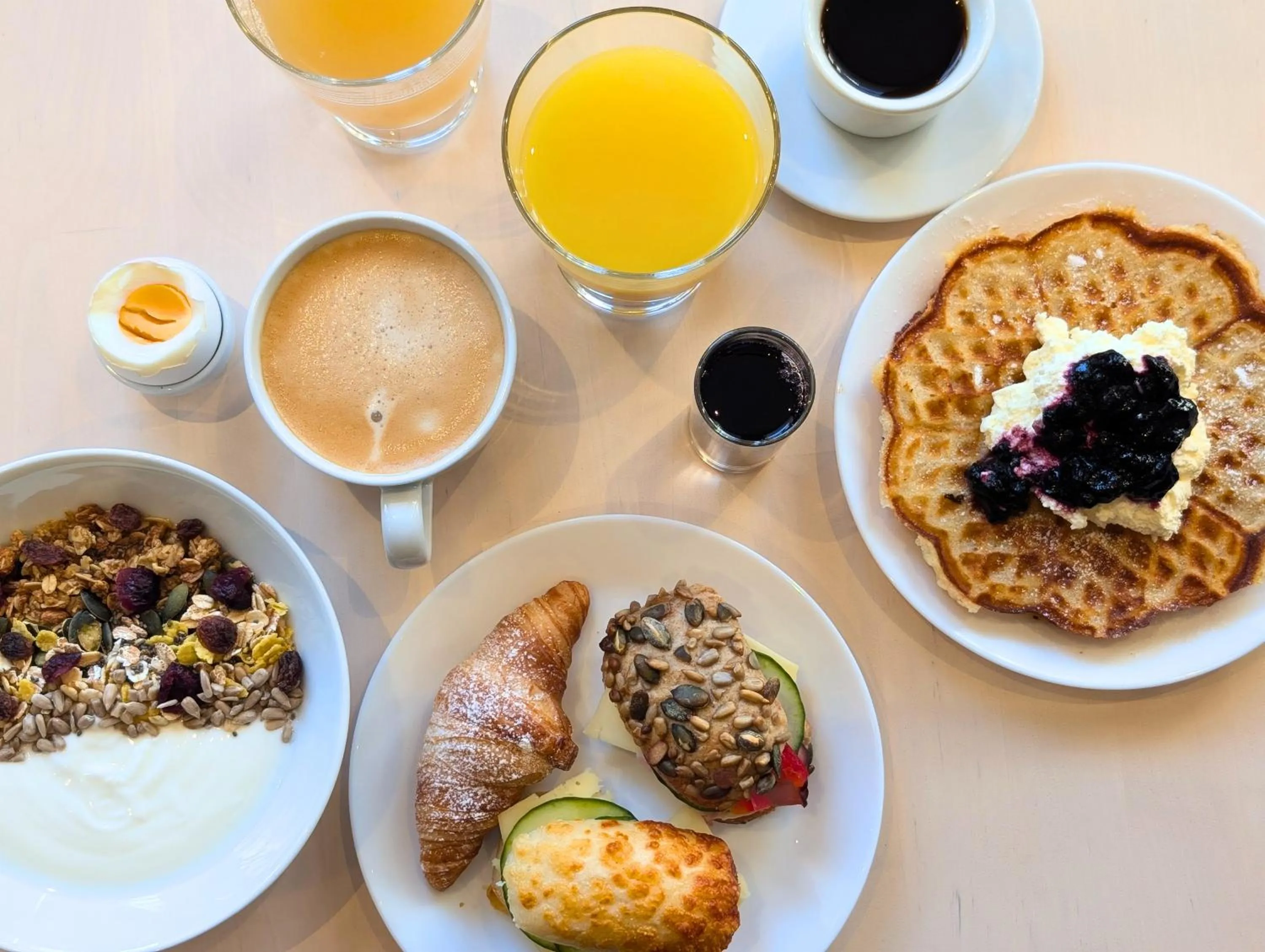 Breakfast in Norrland YMCA Hostel Umeå
