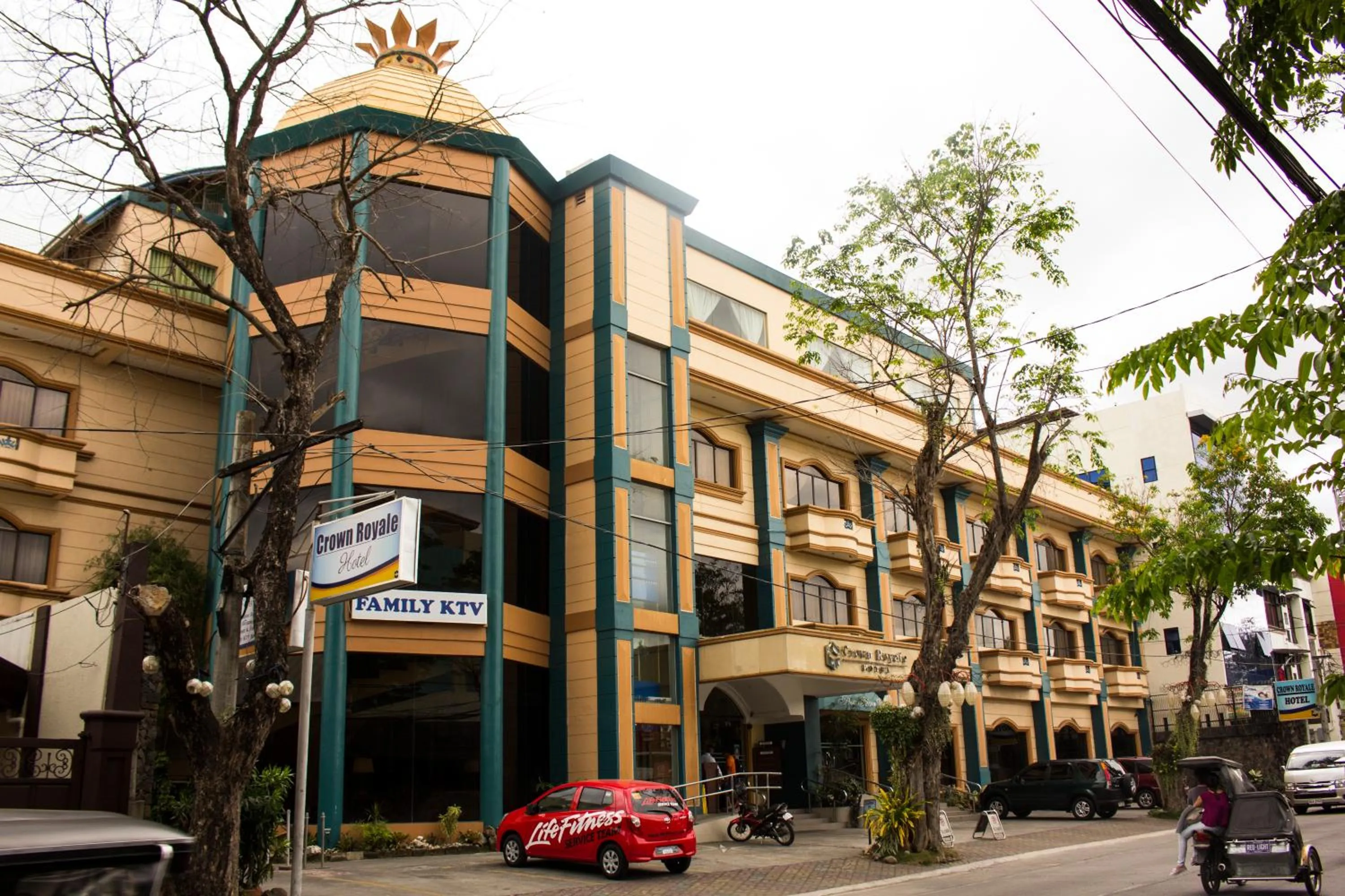 Property building in Crown Royale Hotel
