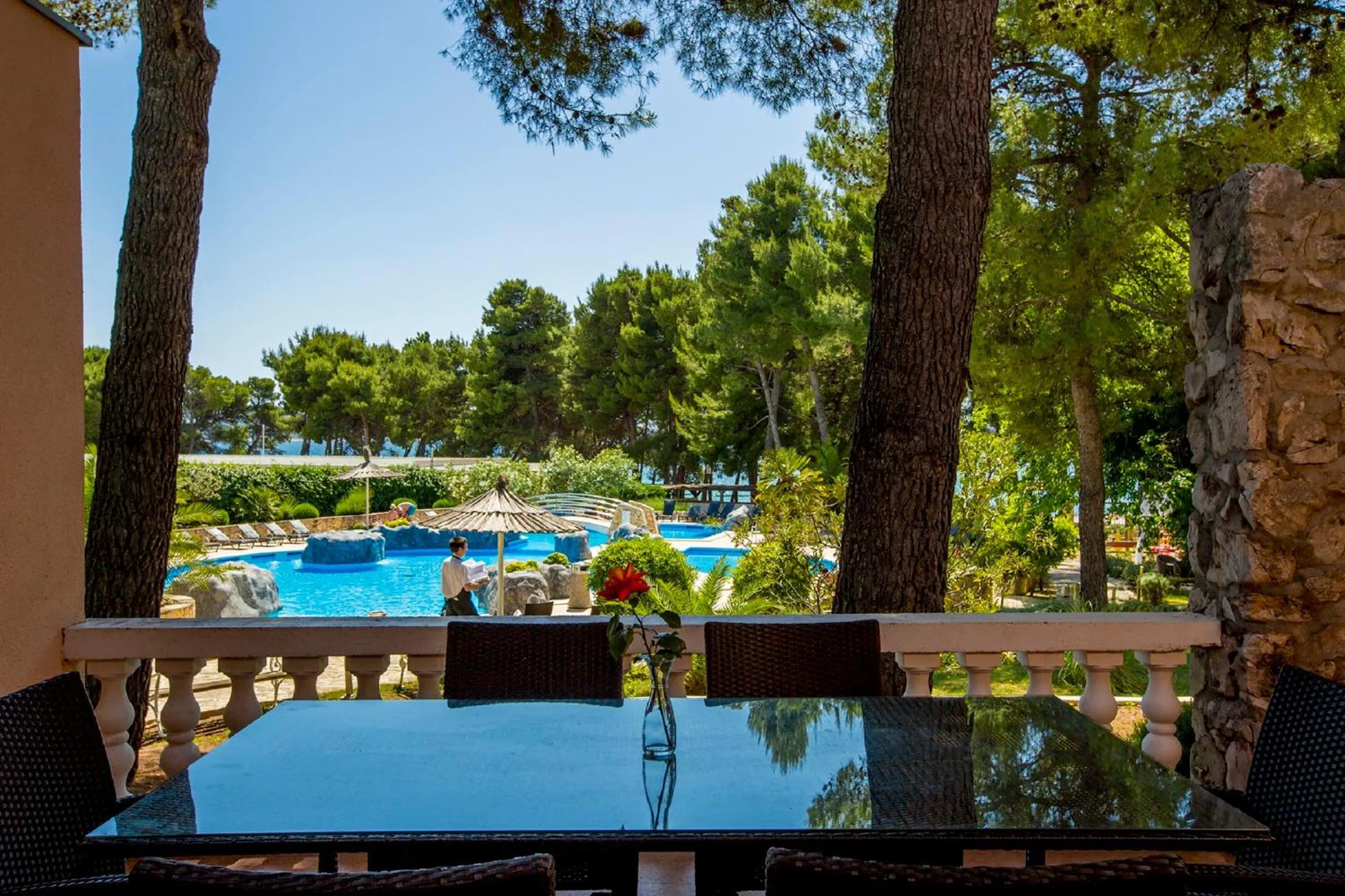 Patio in Matilde Beach Resort