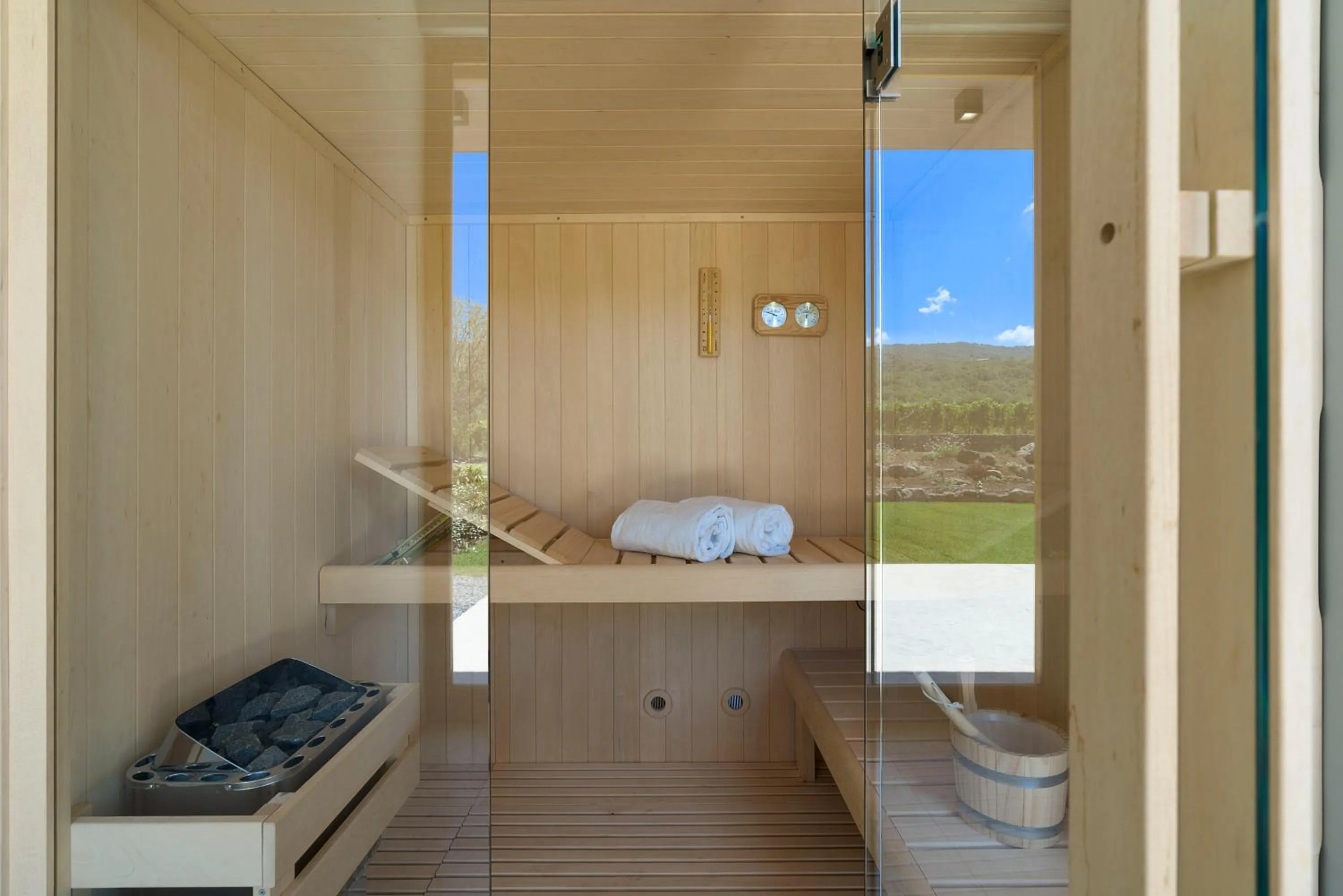 Sauna in Villa Neri Resort & Spa