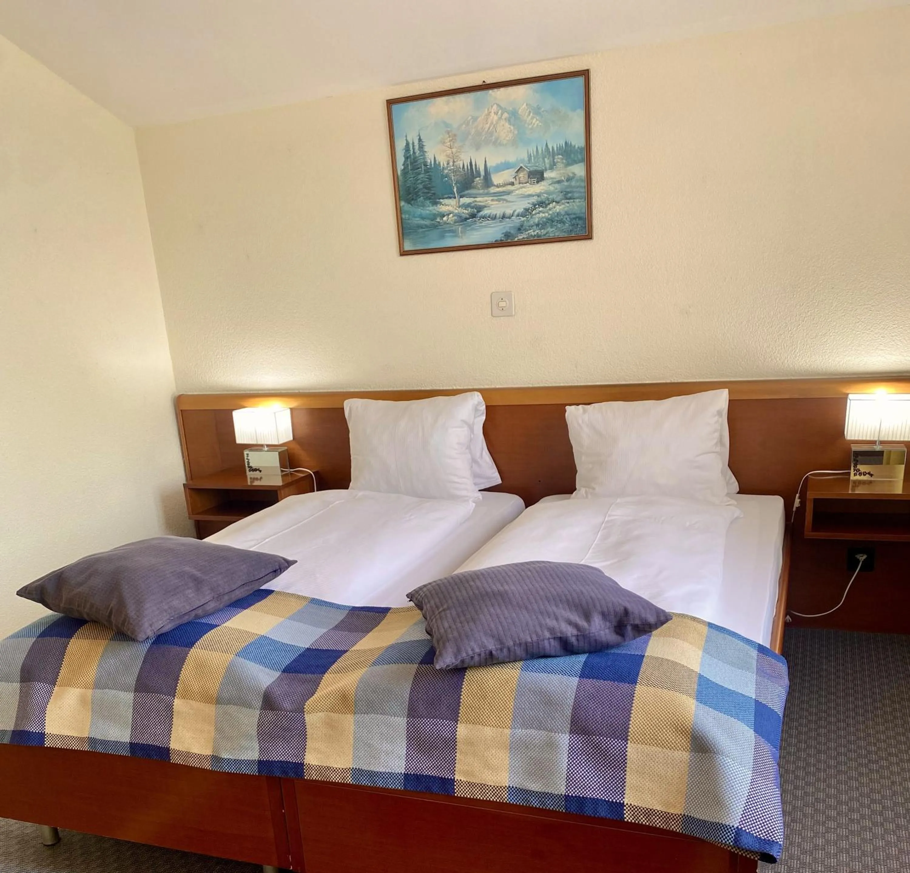 Bedroom, Bed in Gasthof zum Roten Löwen