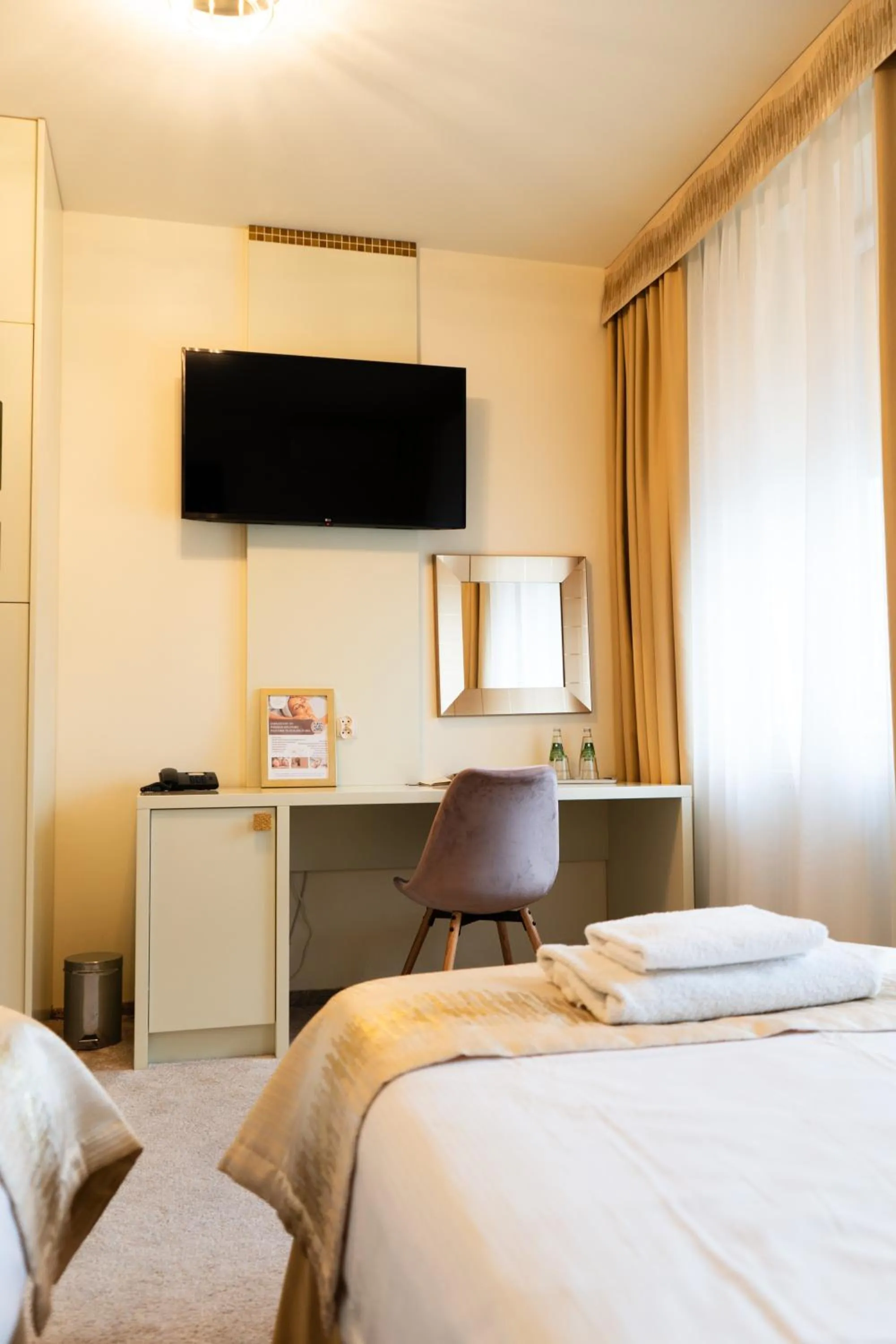 Bed in Hotel Court Wellness&Spa