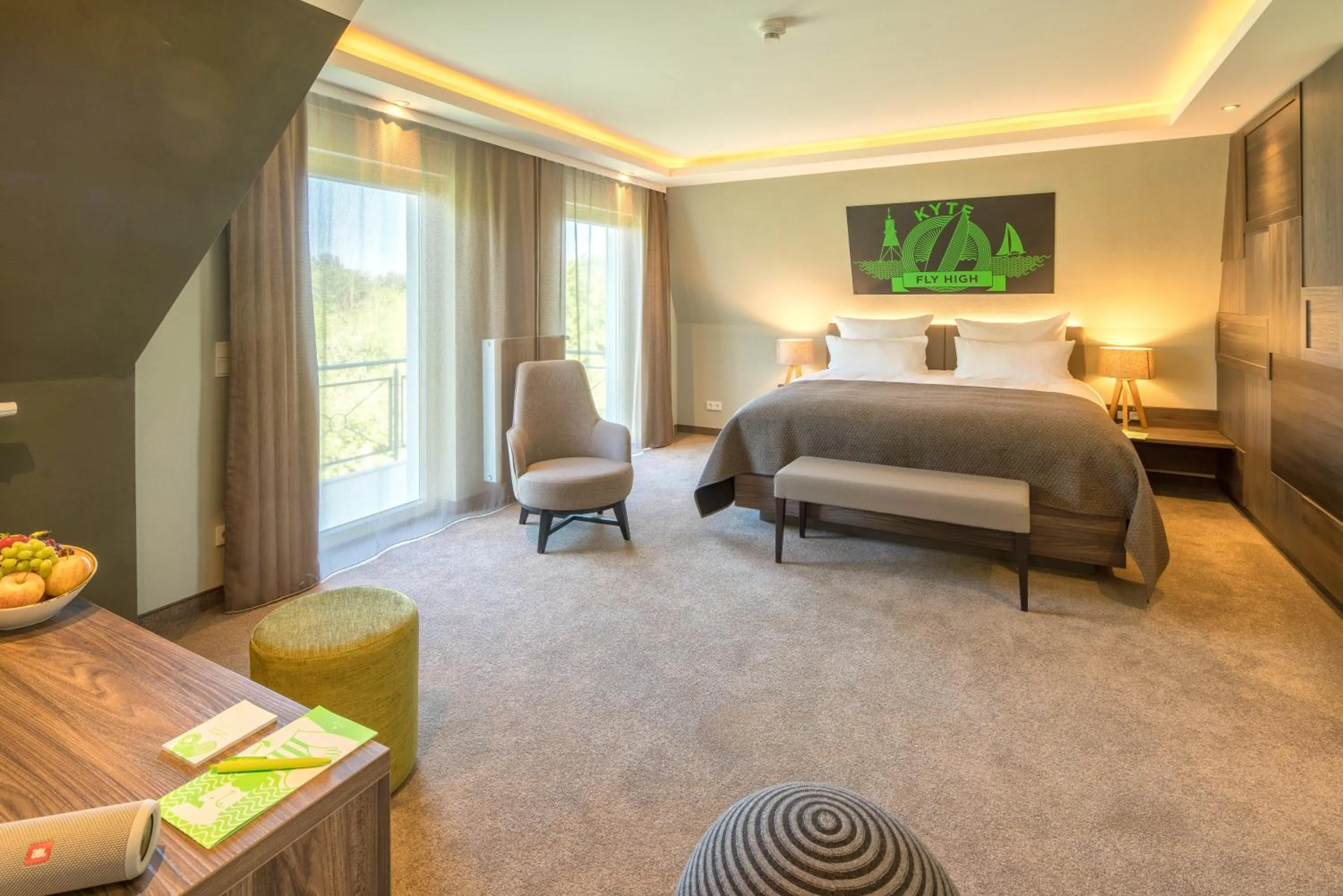 Bed in Pura Vida Hotel Cuxhaven