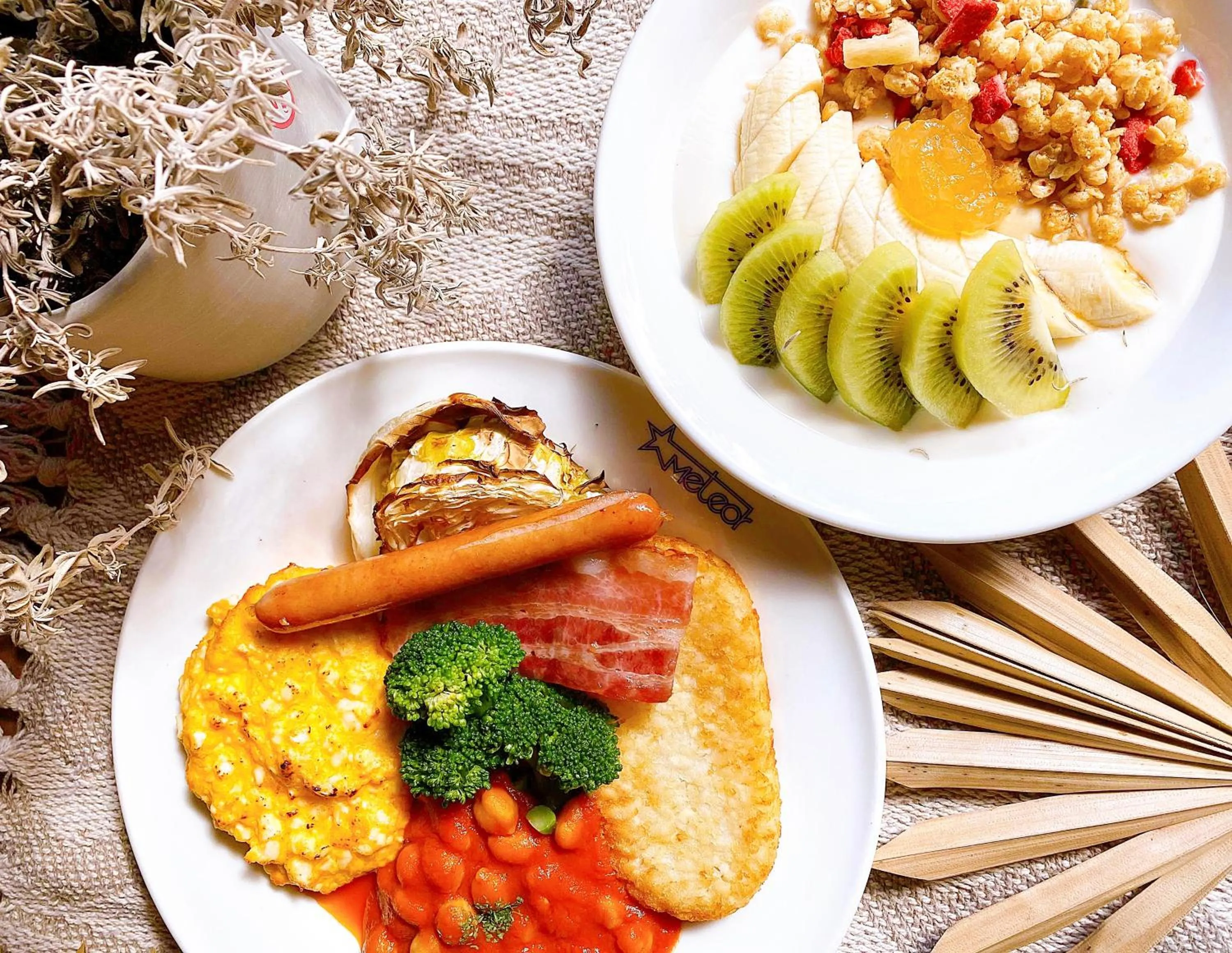 Breakfast in Hakuba Pension & Log Hotel Meteor