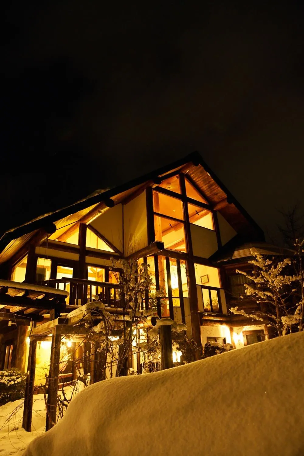 Property building in Hakuba Pension & Log Hotel Meteor