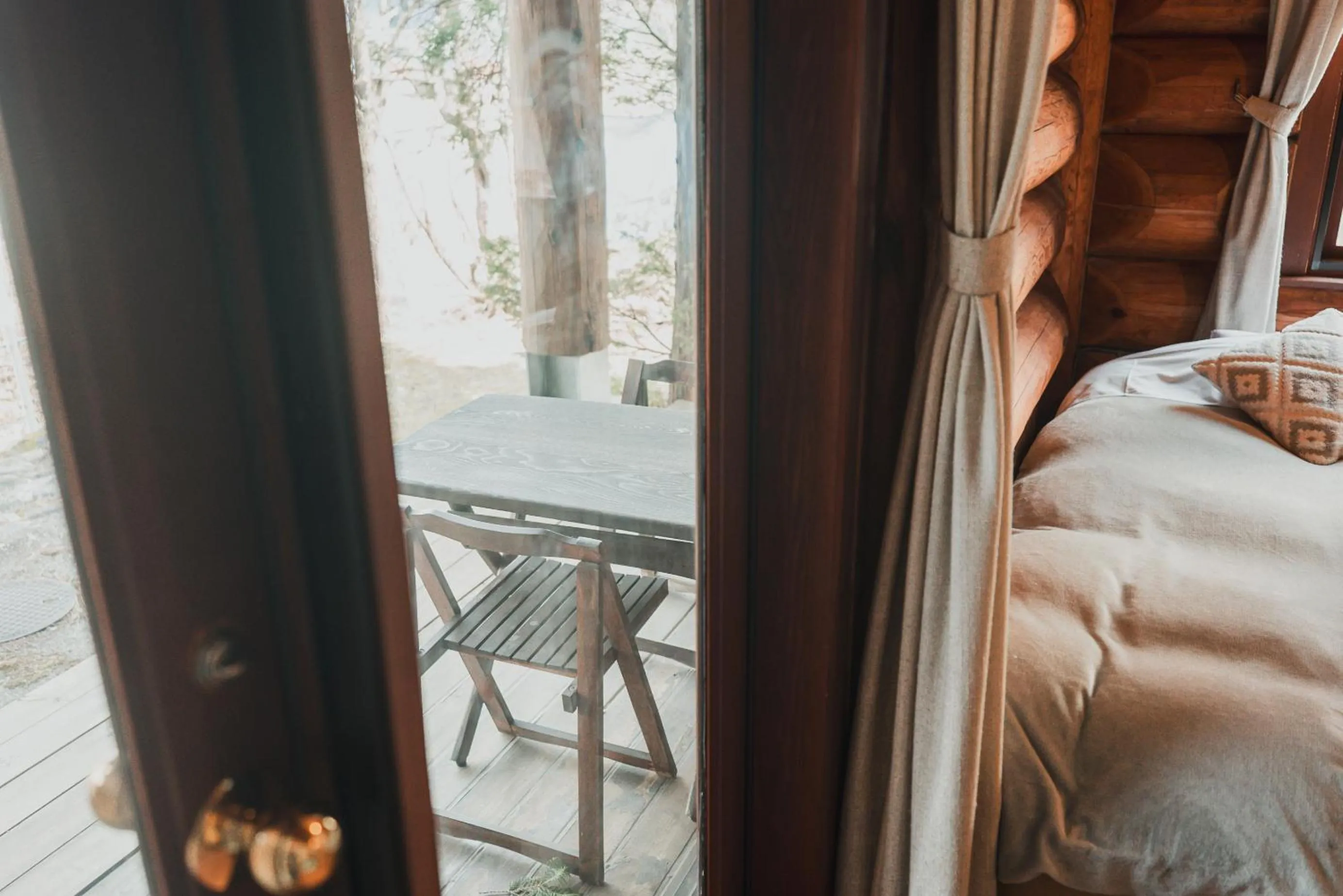 Photo of the whole room, Bed in Hakuba Pension & Log Hotel Meteor