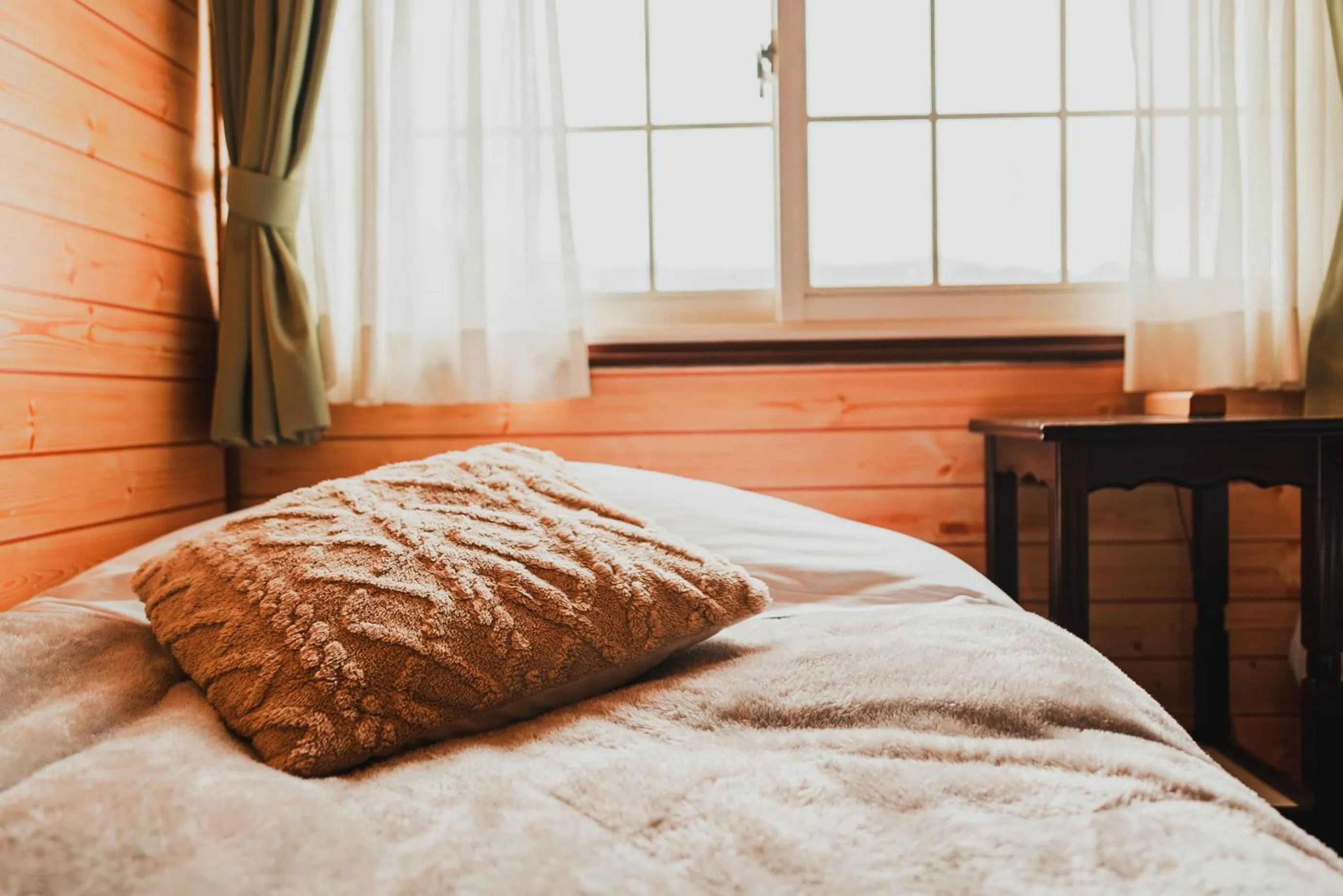 Photo of the whole room, Bed in Hakuba Pension & Log Hotel Meteor