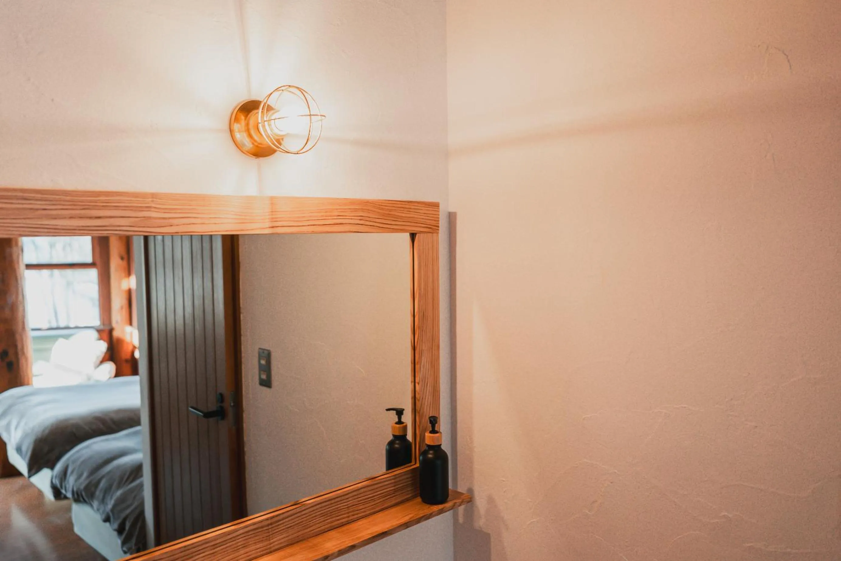 Photo of the whole room, Bed in Hakuba Pension & Log Hotel Meteor