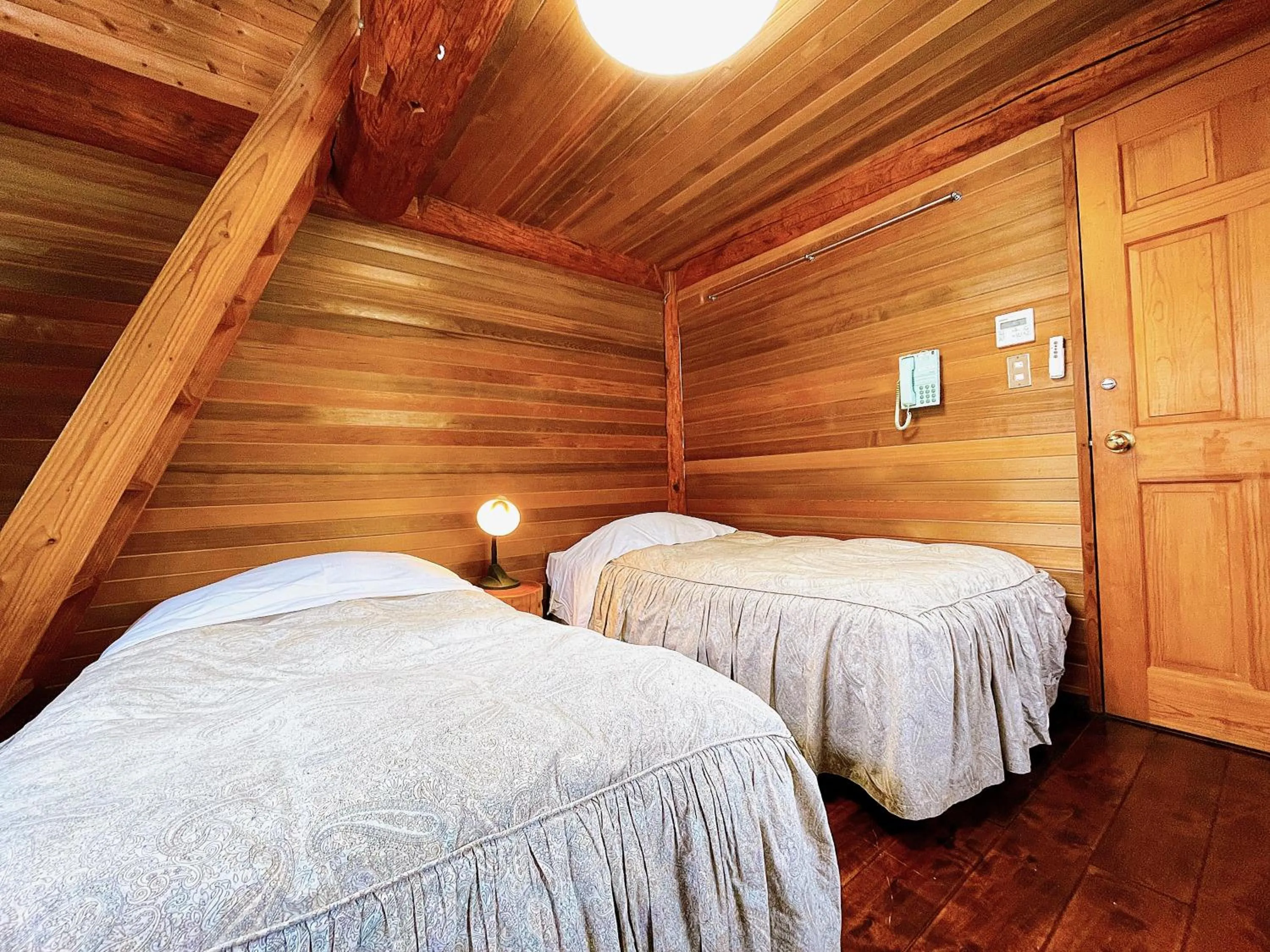 Photo of the whole room, Bed in Hakuba Pension & Log Hotel Meteor