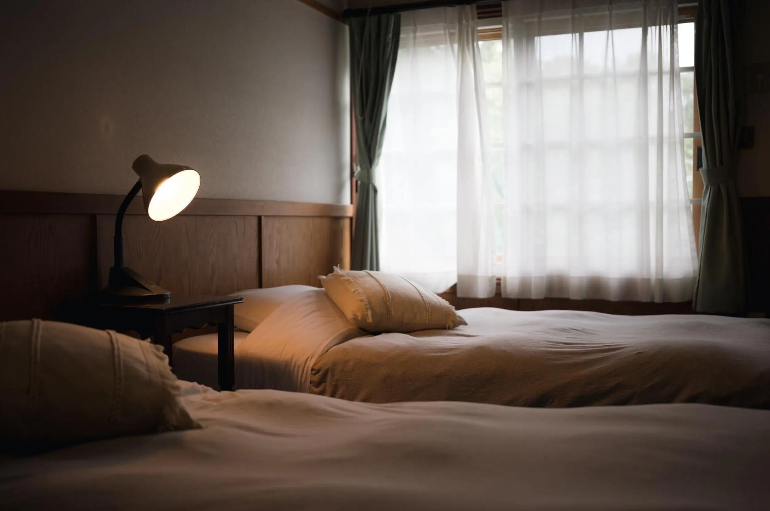 Photo of the whole room, Bed in Hakuba Pension & Log Hotel Meteor