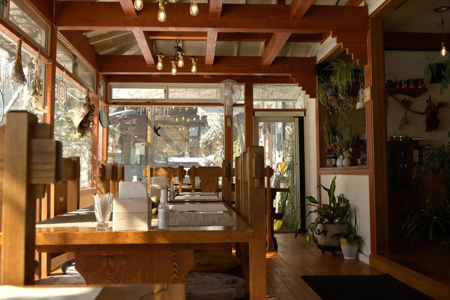 Restaurant/places to eat in Hakuba Pension & Log Hotel Meteor