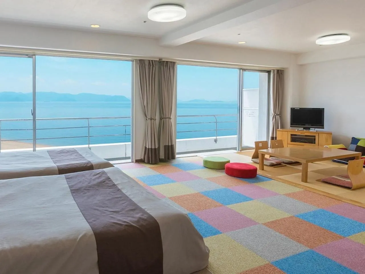 Photo of the whole room, Bed in Diamond Setouchi Marine Hotel