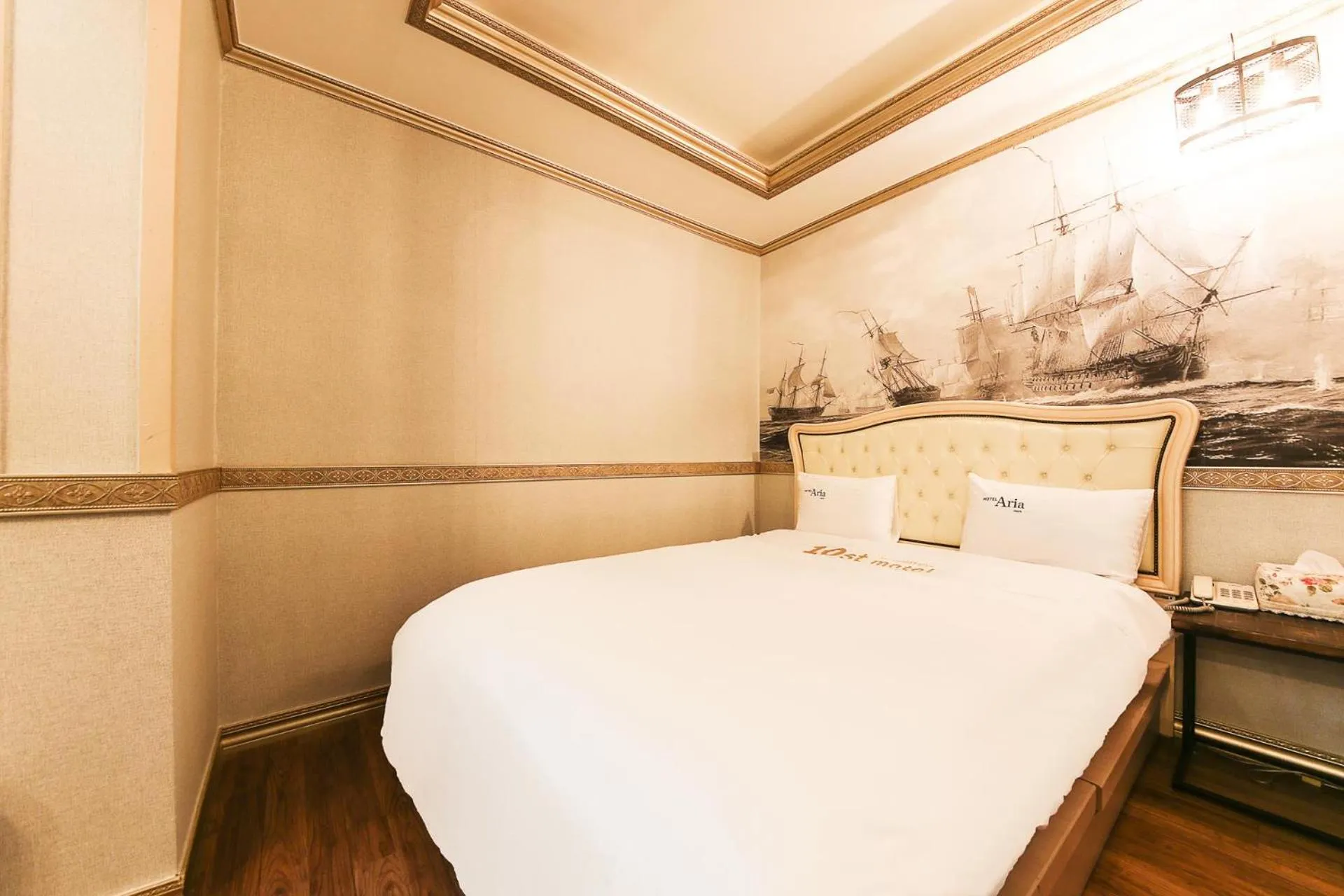 Bed in Q Hotel Yongin