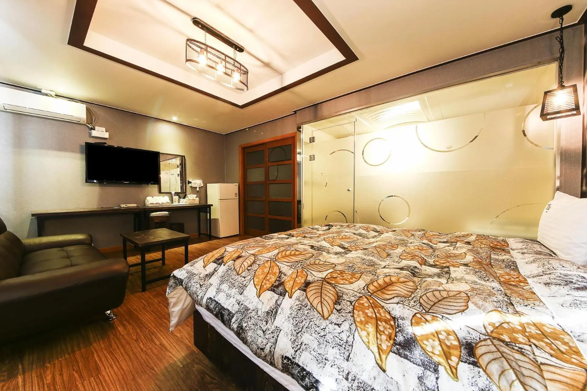 Bed in Q Hotel Yongin