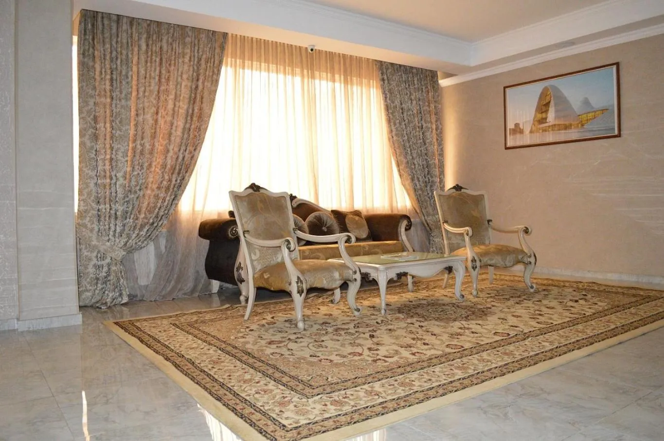 Living room in Paradise Hotel Baku