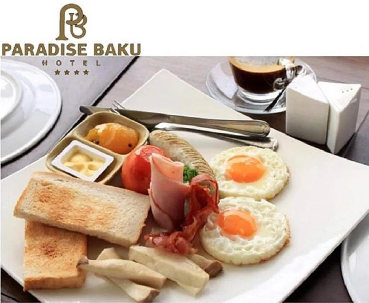 Food and drinks in Paradise Hotel Baku