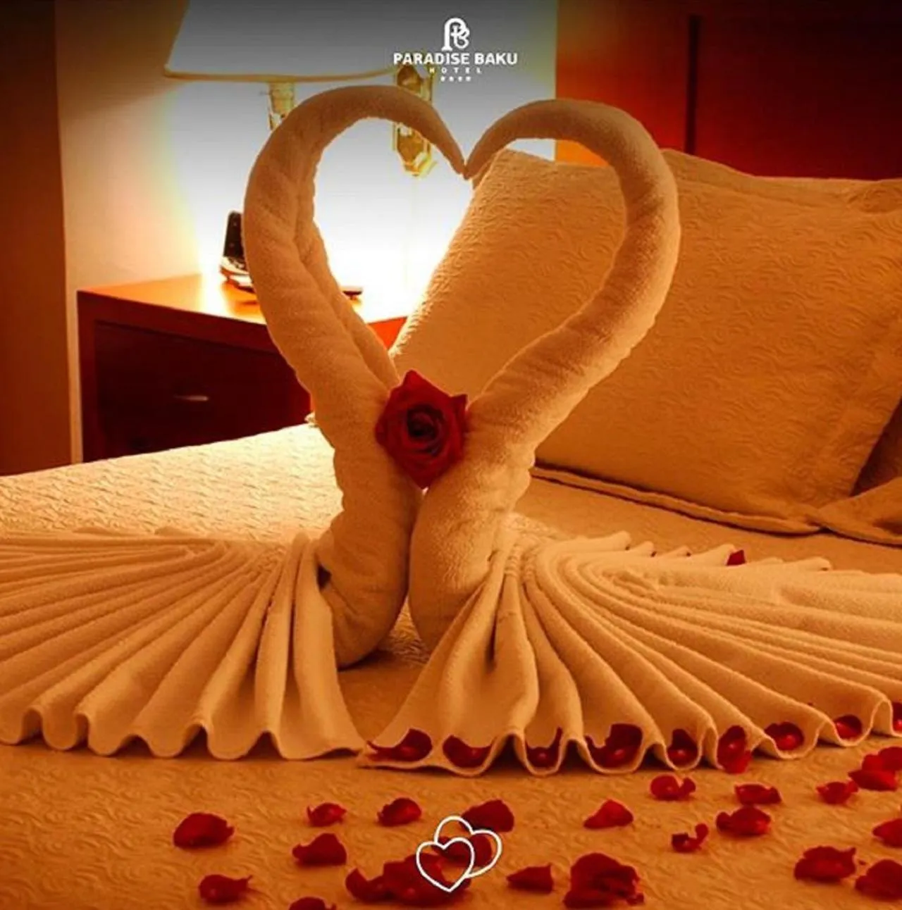 Bed in Paradise Hotel Baku