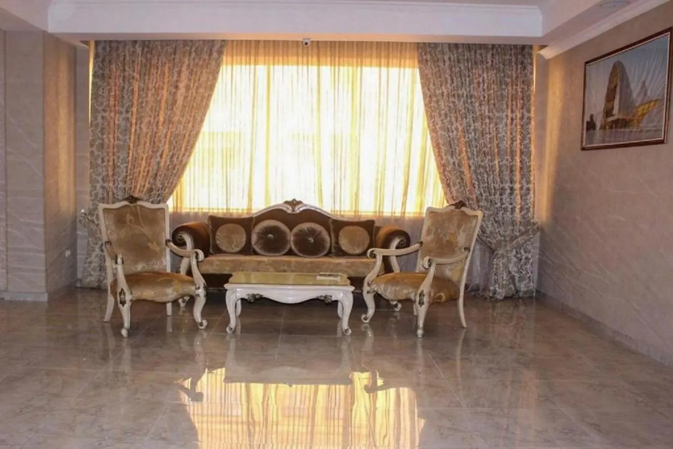 Seating area in Paradise Hotel Baku