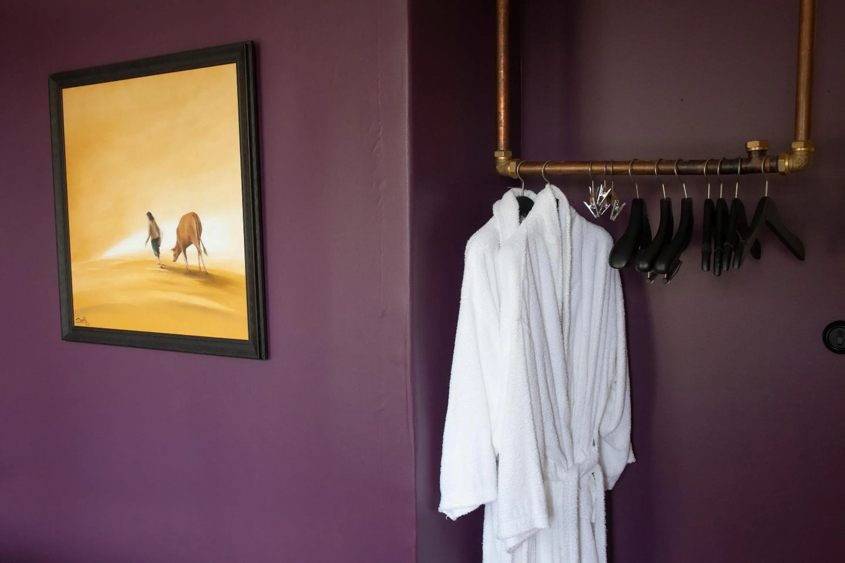 wardrobe in Three Pheasants Boutique Bed and Breakfast