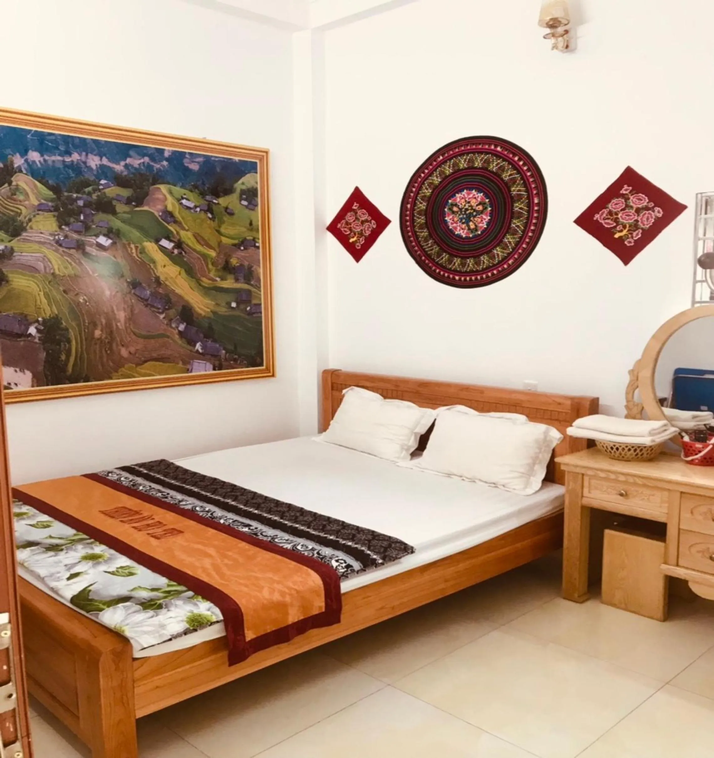 Bedroom, Bed in Yen Minh Hotel Thien An