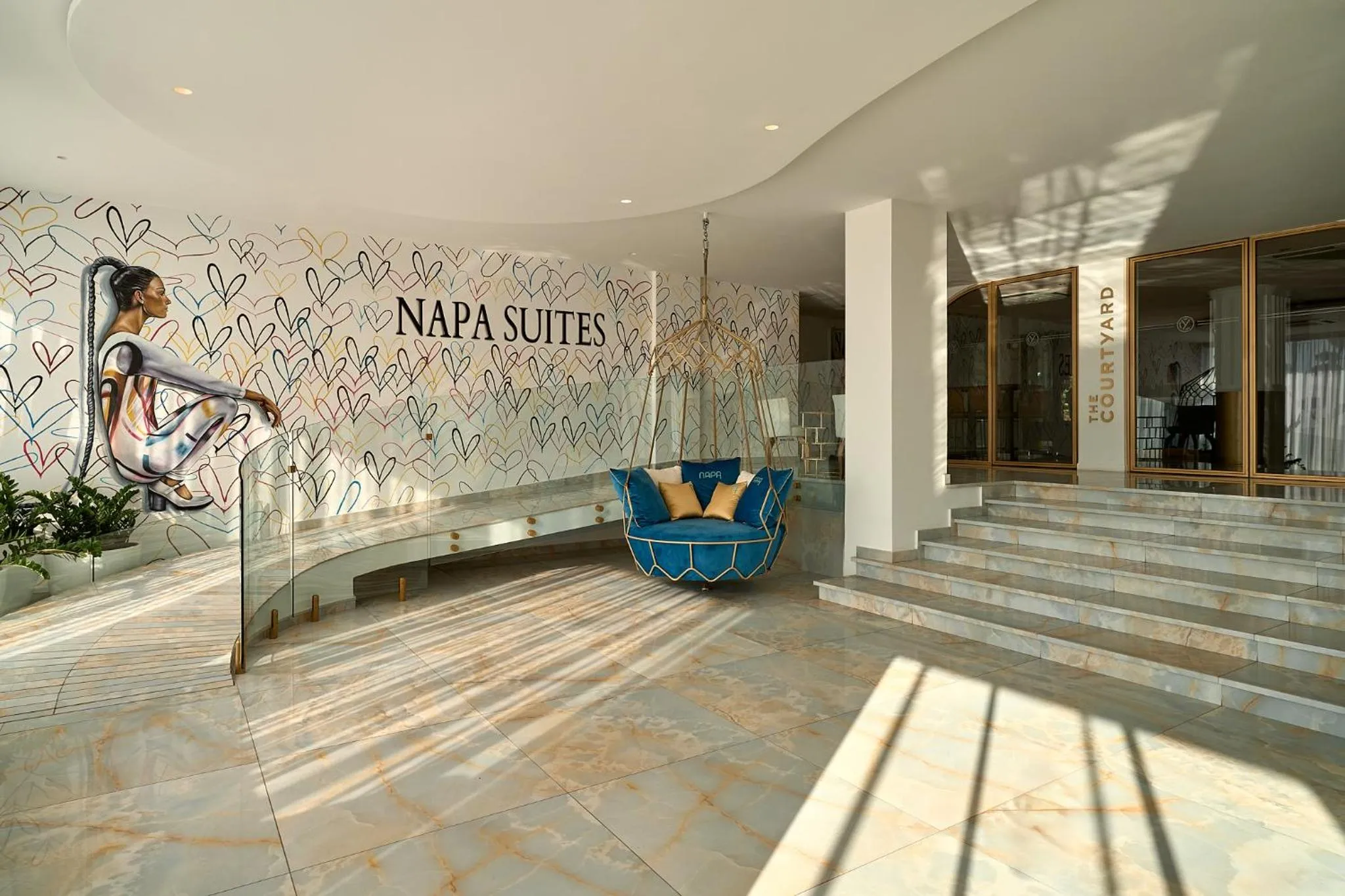 Lobby or reception in Hotel Napa Suites (Adults Only)