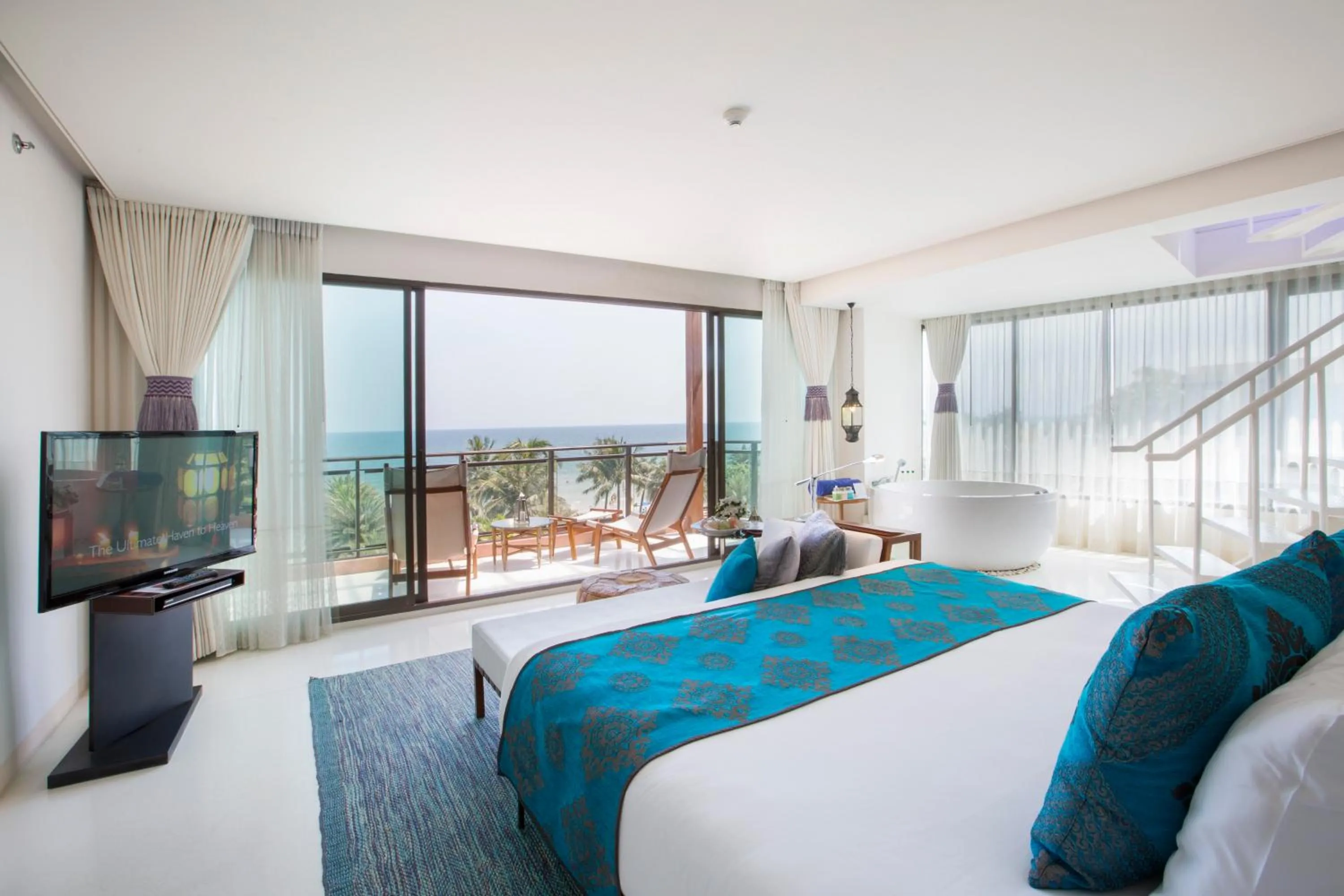 Balcony/Terrace, Bed in Marrakesh Hua Hin Resort & Spa