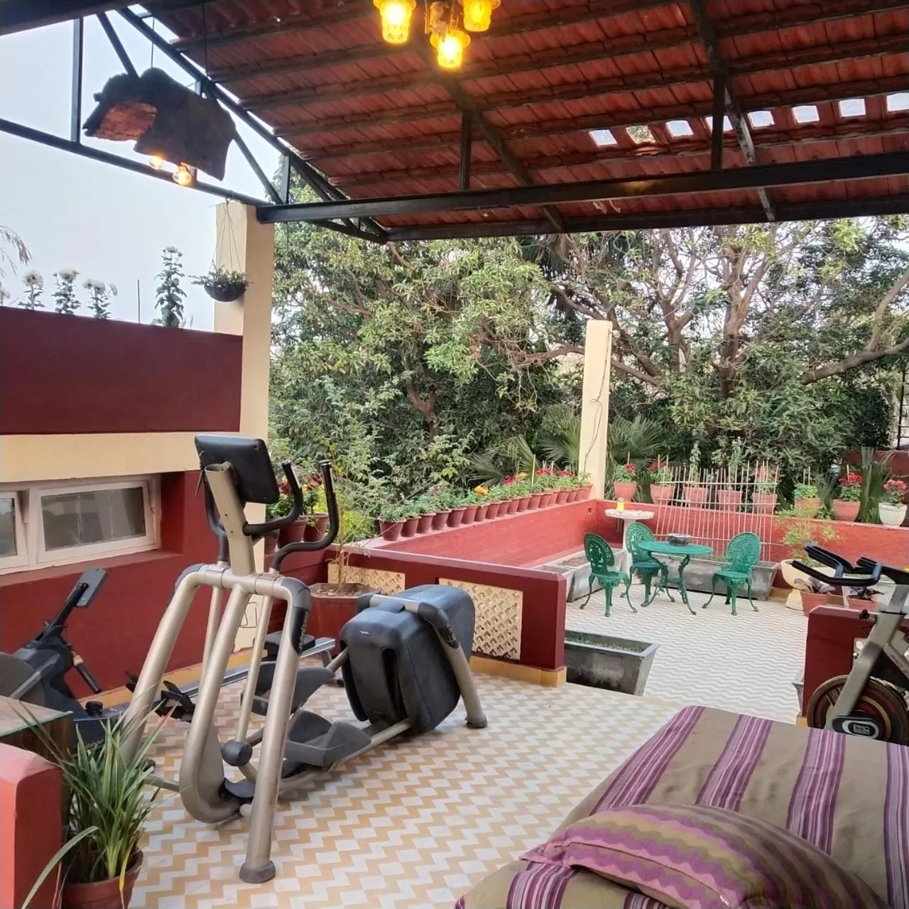 Patio in Ranjit's Svaasa Amritsar