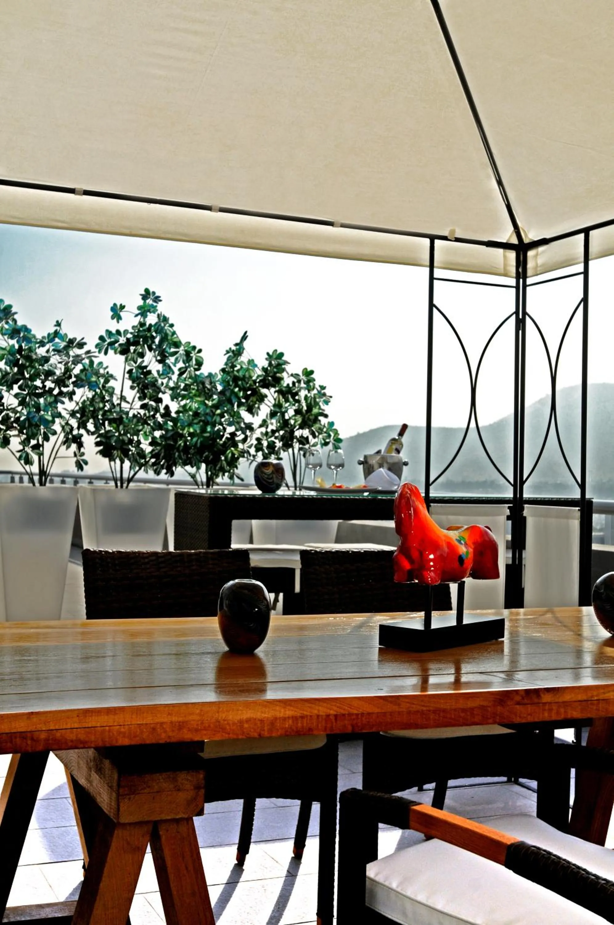 Balcony/Terrace in Radisson Ciudad Empresarial Santiago