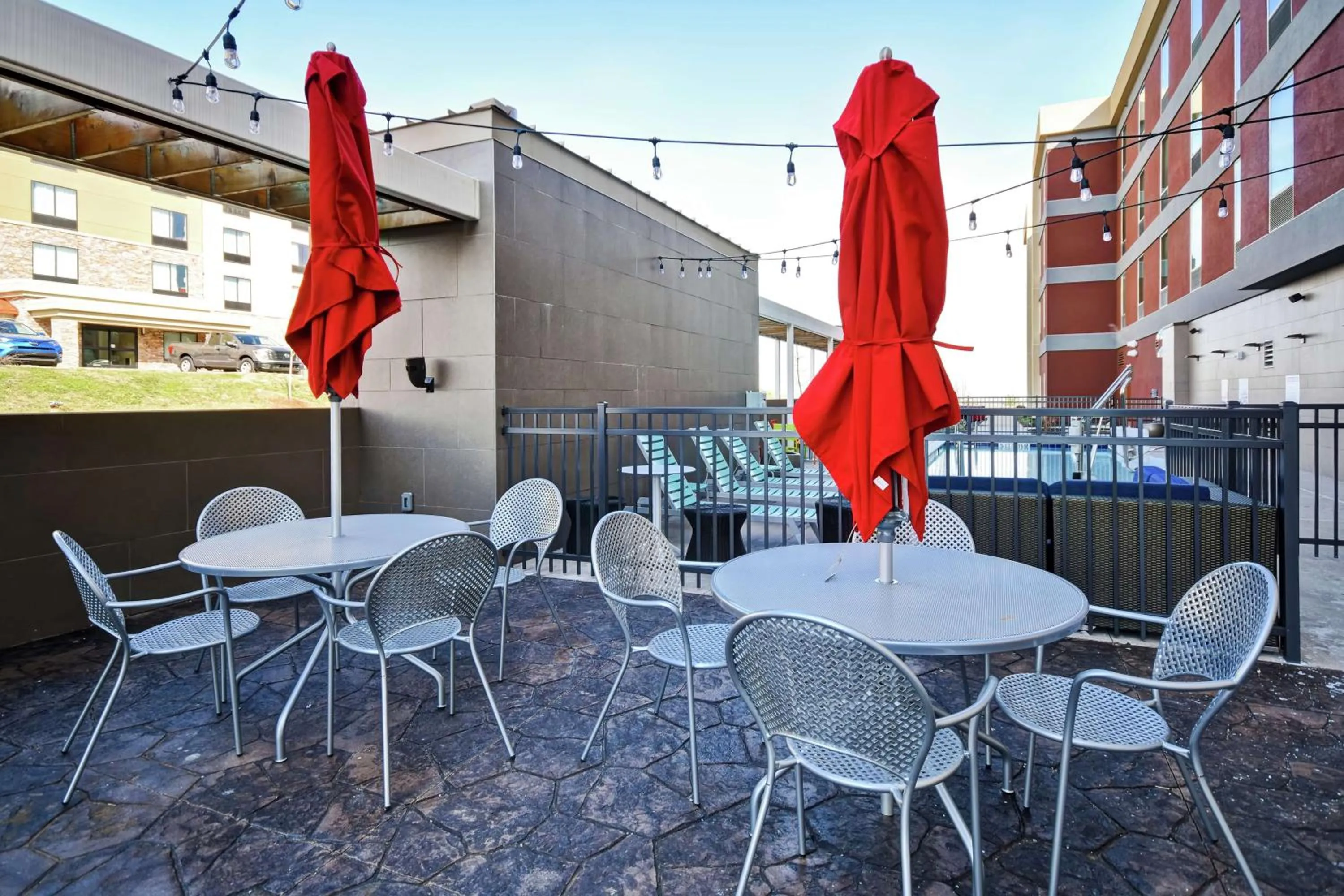 Pool view in Home2 Suites By Hilton Smyrna Nashville